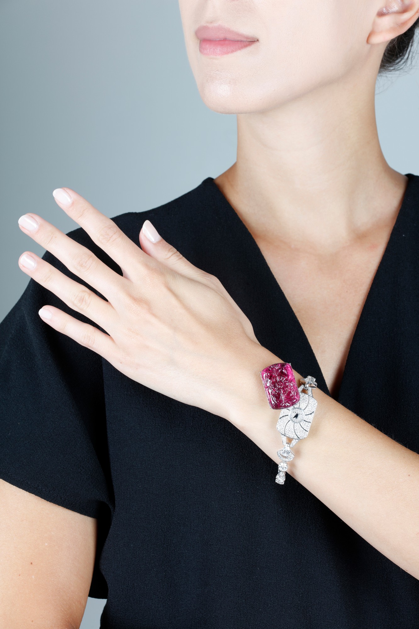 GRAFF | UNIQUE RUBELLITE AND DIAMOND WRISTWATCH | The Weekly Edit: Fine ...