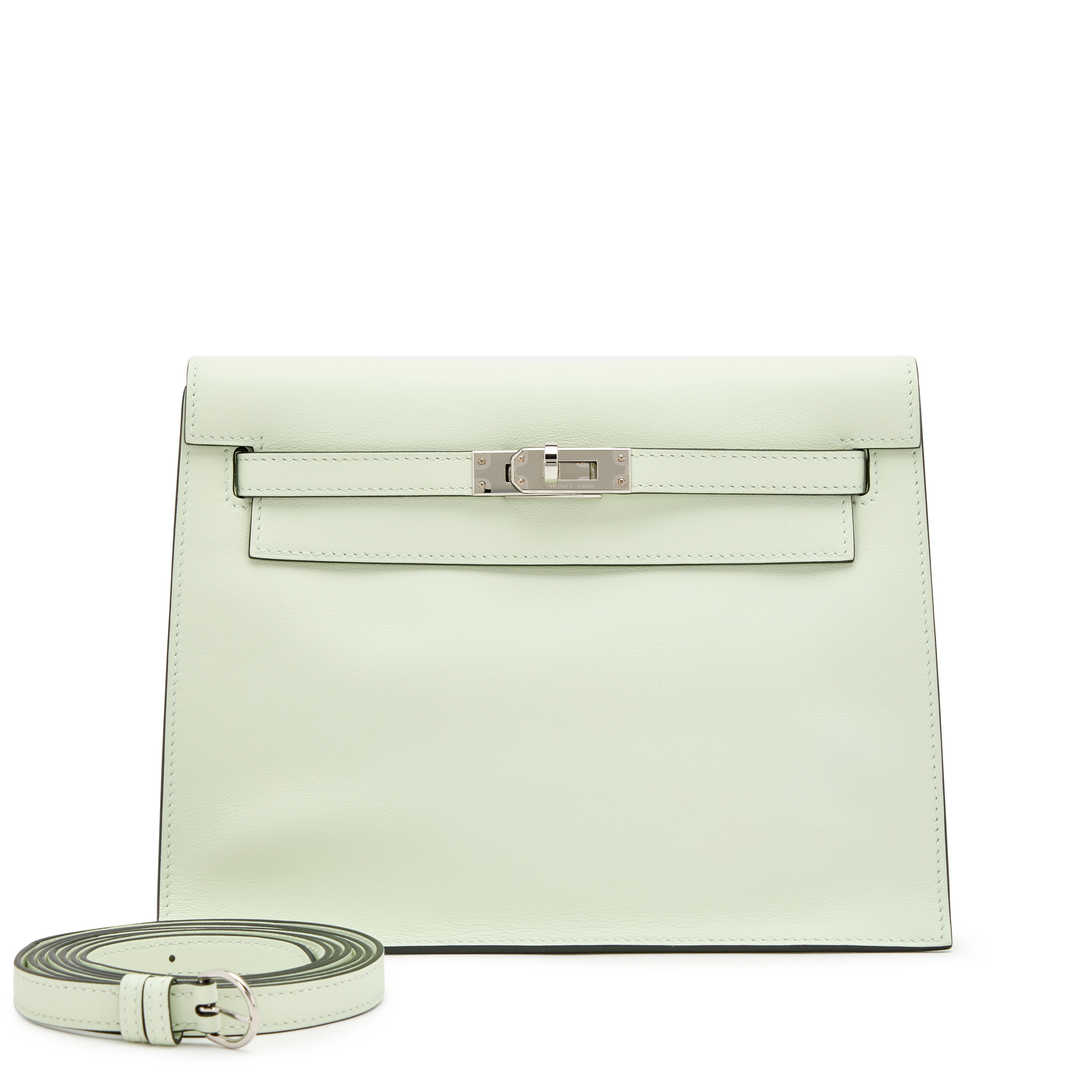 Hermès Vert Fizz Swift Kelly Danse II Palladium Hardware, 2022