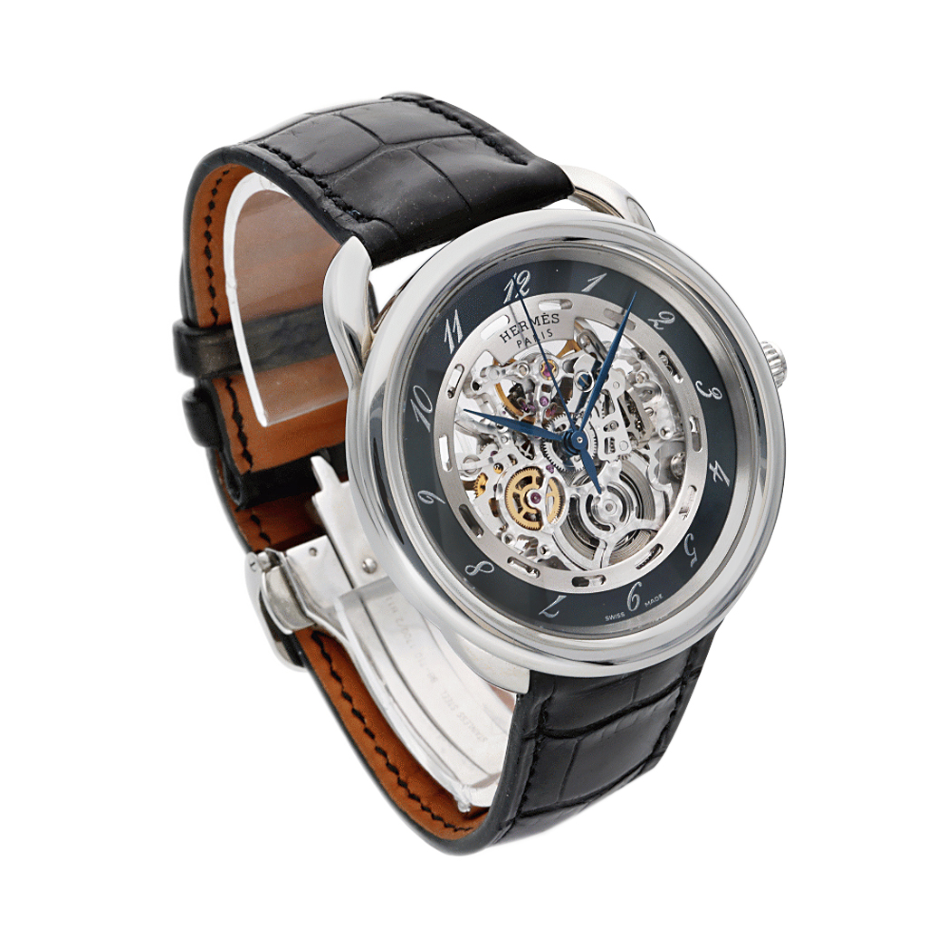 Hermès Arceau Reference AR6.710, A Stainless Steel Automatic