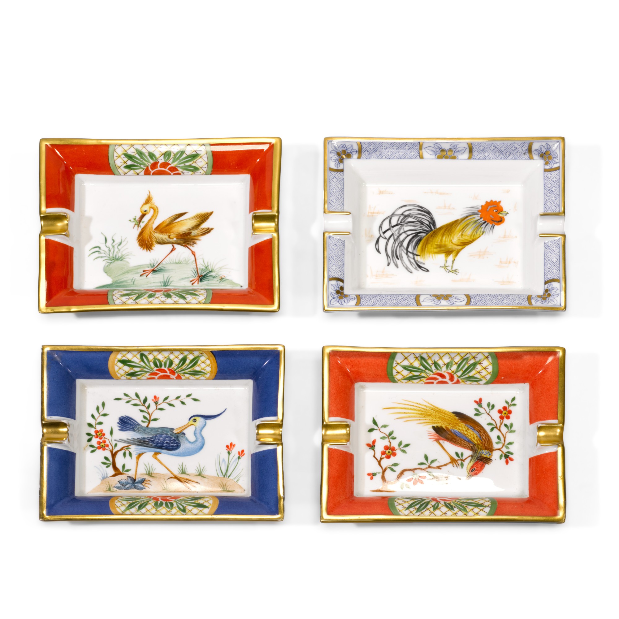 Hermès Four porcelain ashtrays Life is Beautiful London 2021