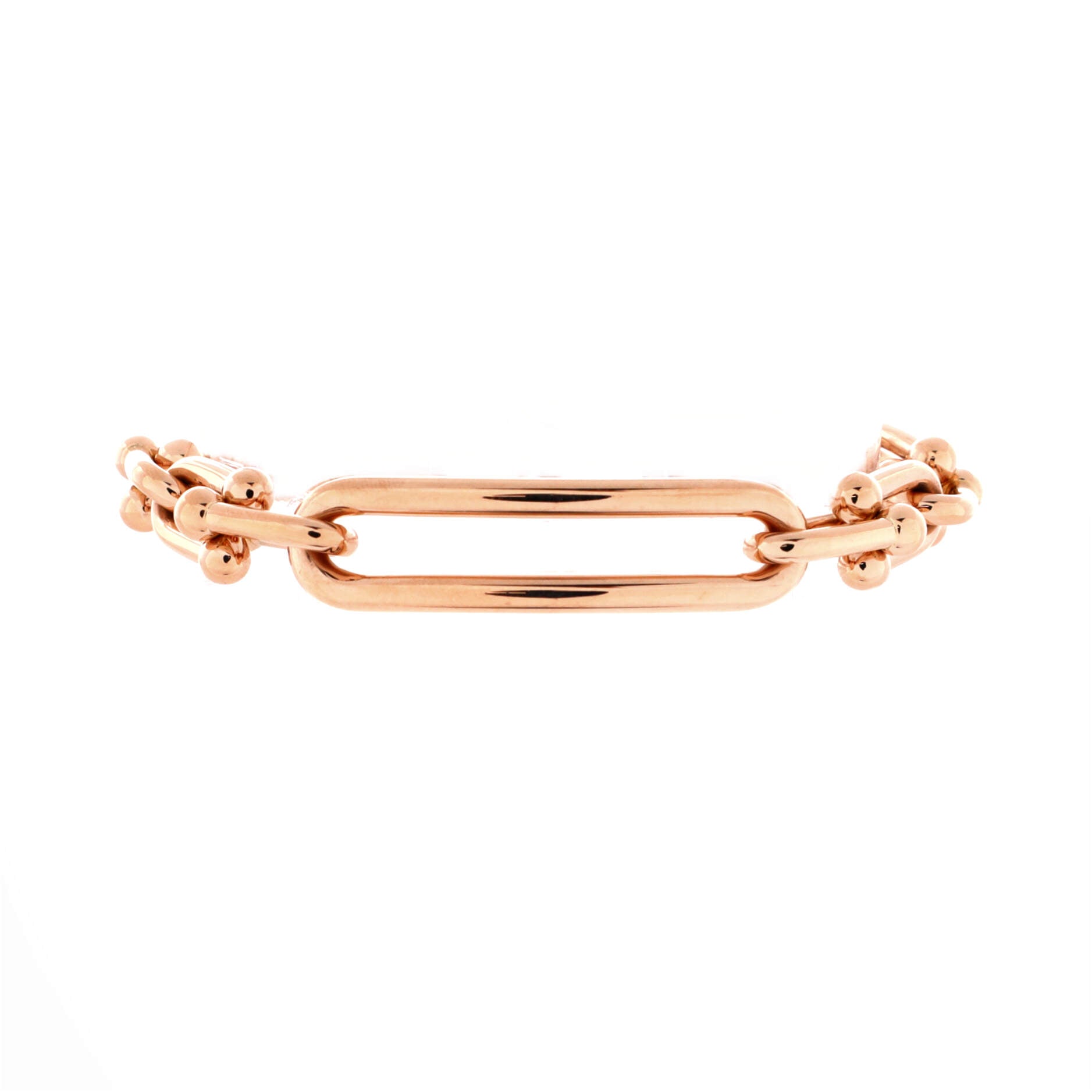 Tiffany & Co. Rose Gold HardWear Elongated Link Bracelet Available