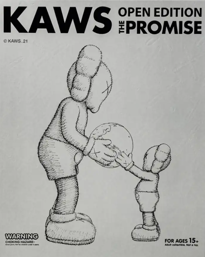 KAWS, Medicom Toy The Promise Grey Available For Immediate