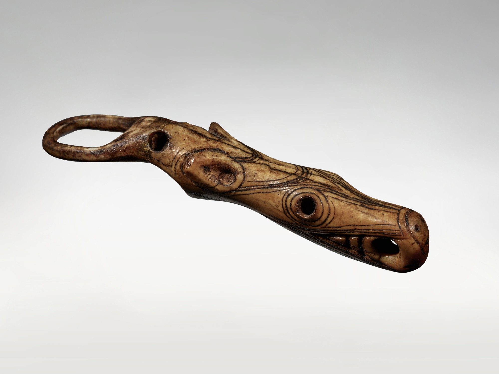 Chain Finial with Zoomorphic Imagery, Old Bering Sea I, 100 400 AD