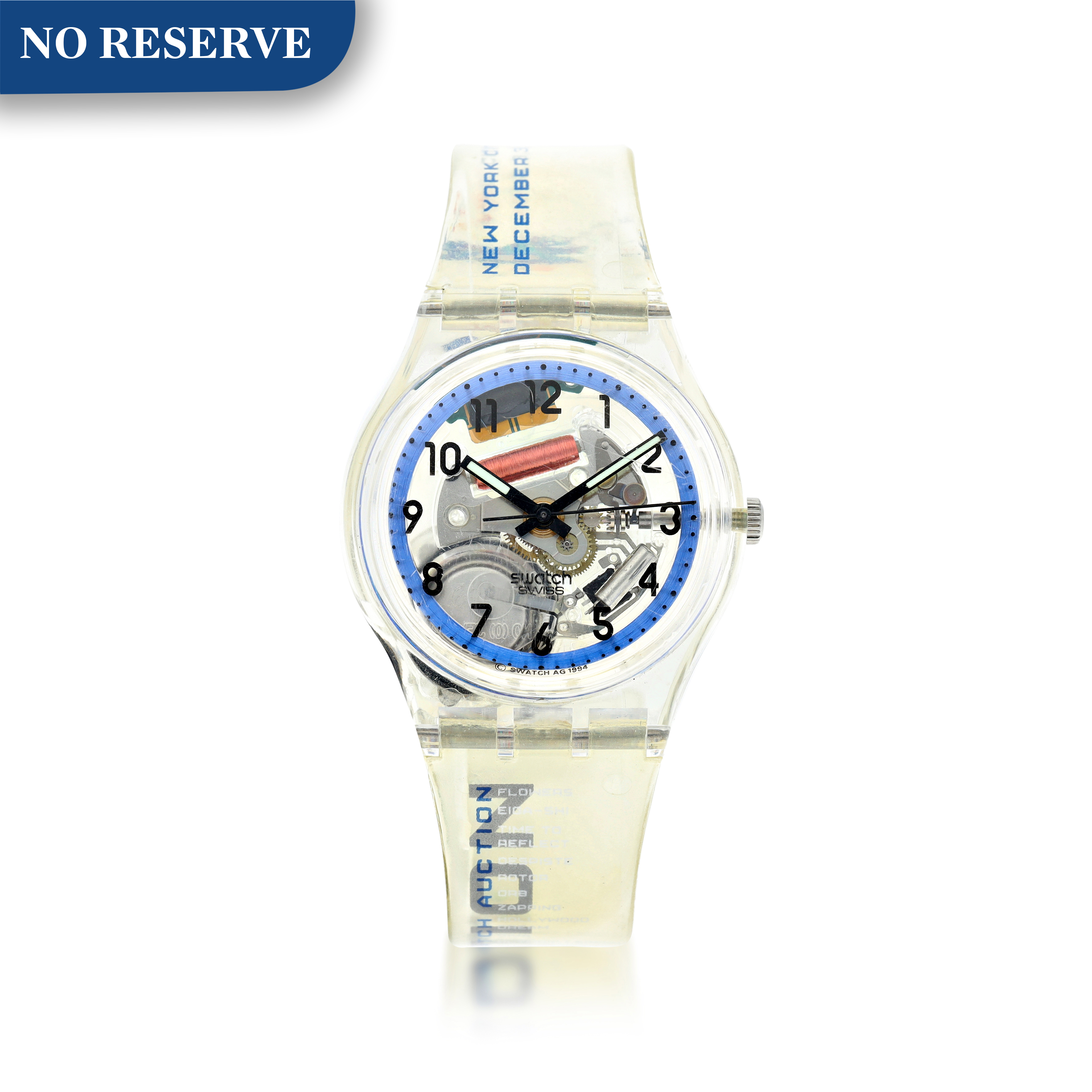 The Worldwide Swatch Auction A limited edition wristwatch made for the  worldwide swatch auction, Sotheby's x God's Love, We Deliver, New York  City, December 3, 2001, Circa 2001 | Fine Watches | 2021 | Sotheby's