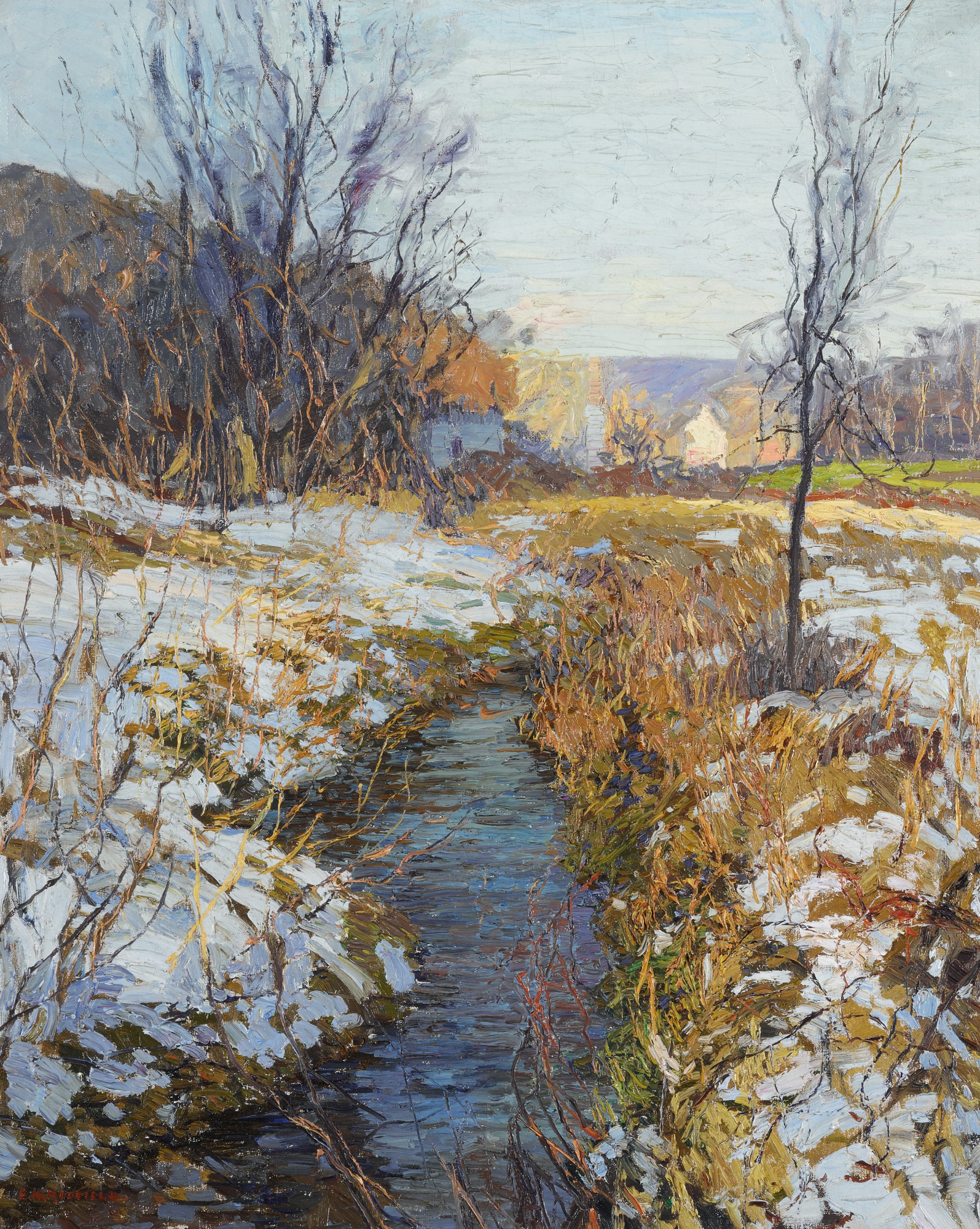 EDWARD WILLIS REDFIELD THE BROOK American Art 2020 Sotheby's