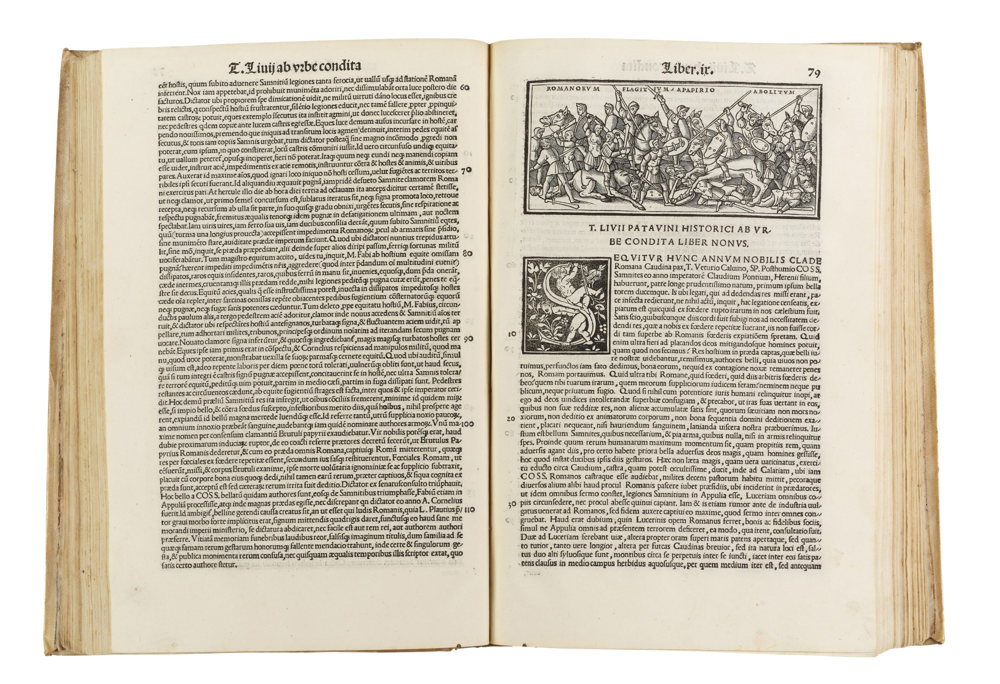 Livius, [Ab urbe condita], Venice, 1520, later vellum | Antiquarian