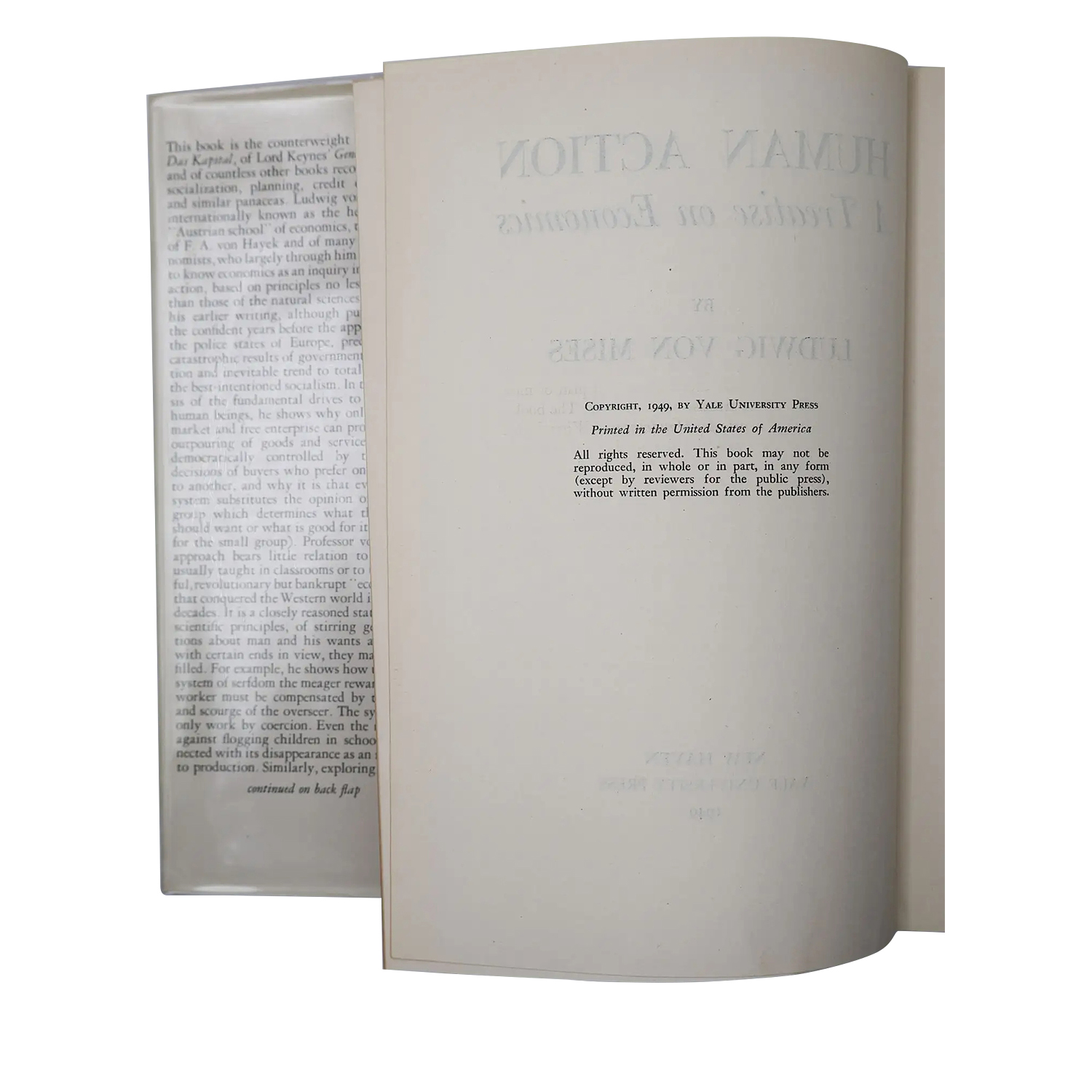 Ludwig Von Mises Vintage Human Action: A Treatise On Economics