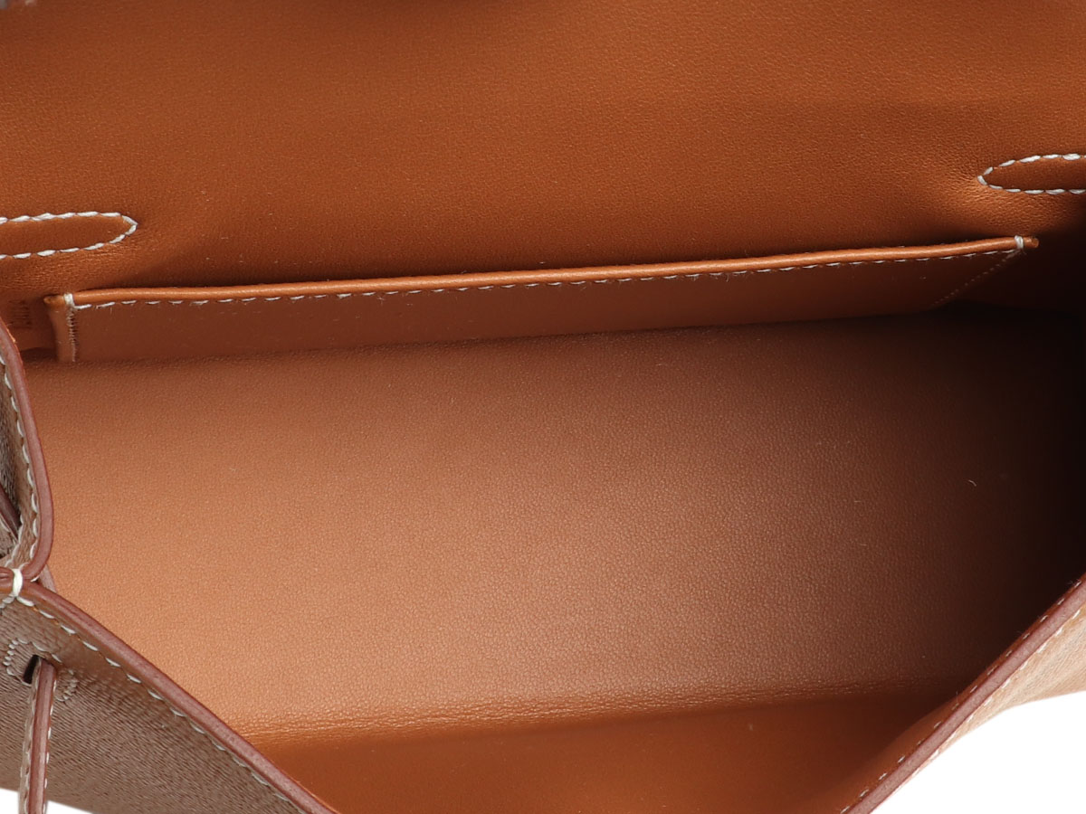Hermès Gold Epsom Mini Kelly 20 II Palladium Hardware, 2024 - Image 6
