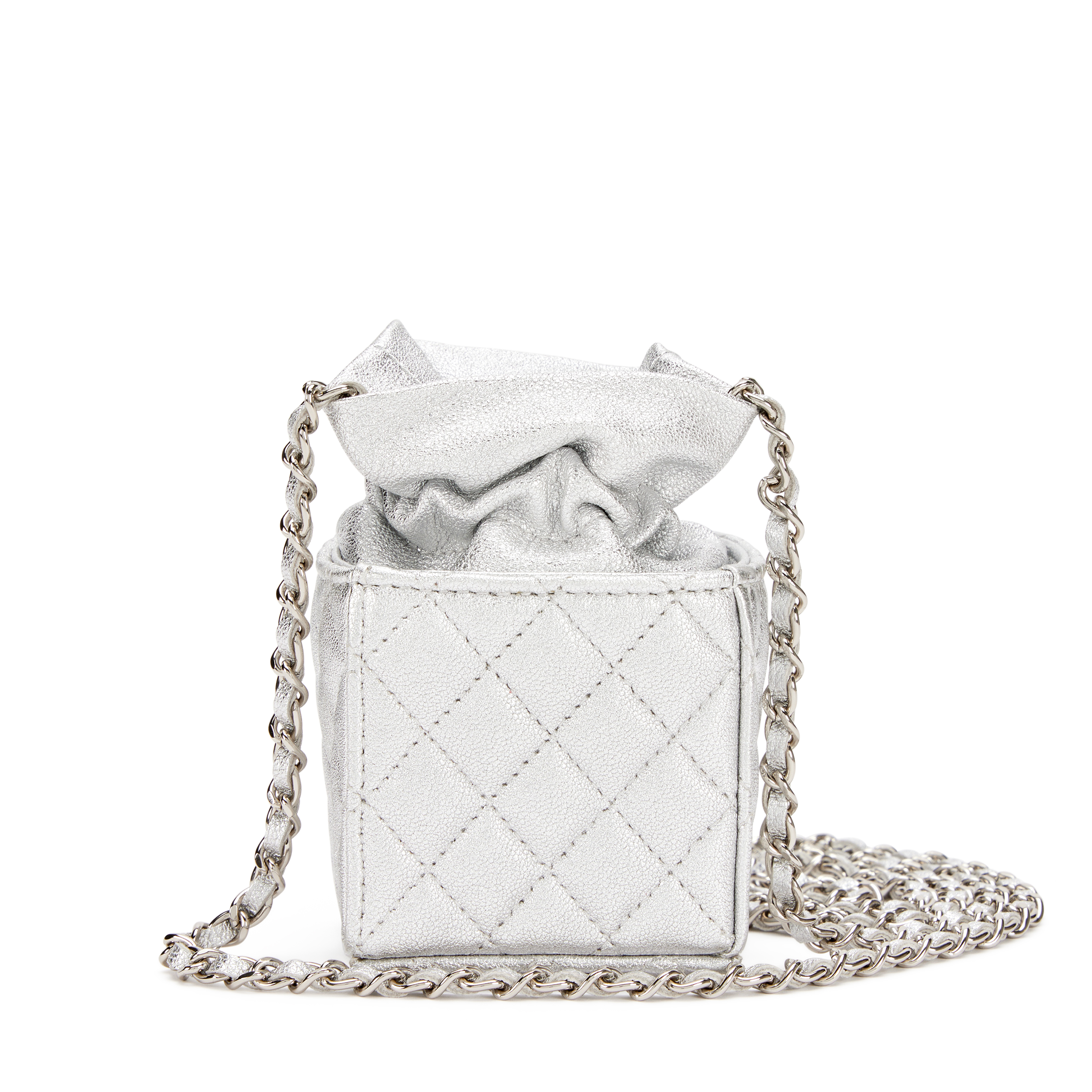 HLT Jacquard Vanity Bag /silver