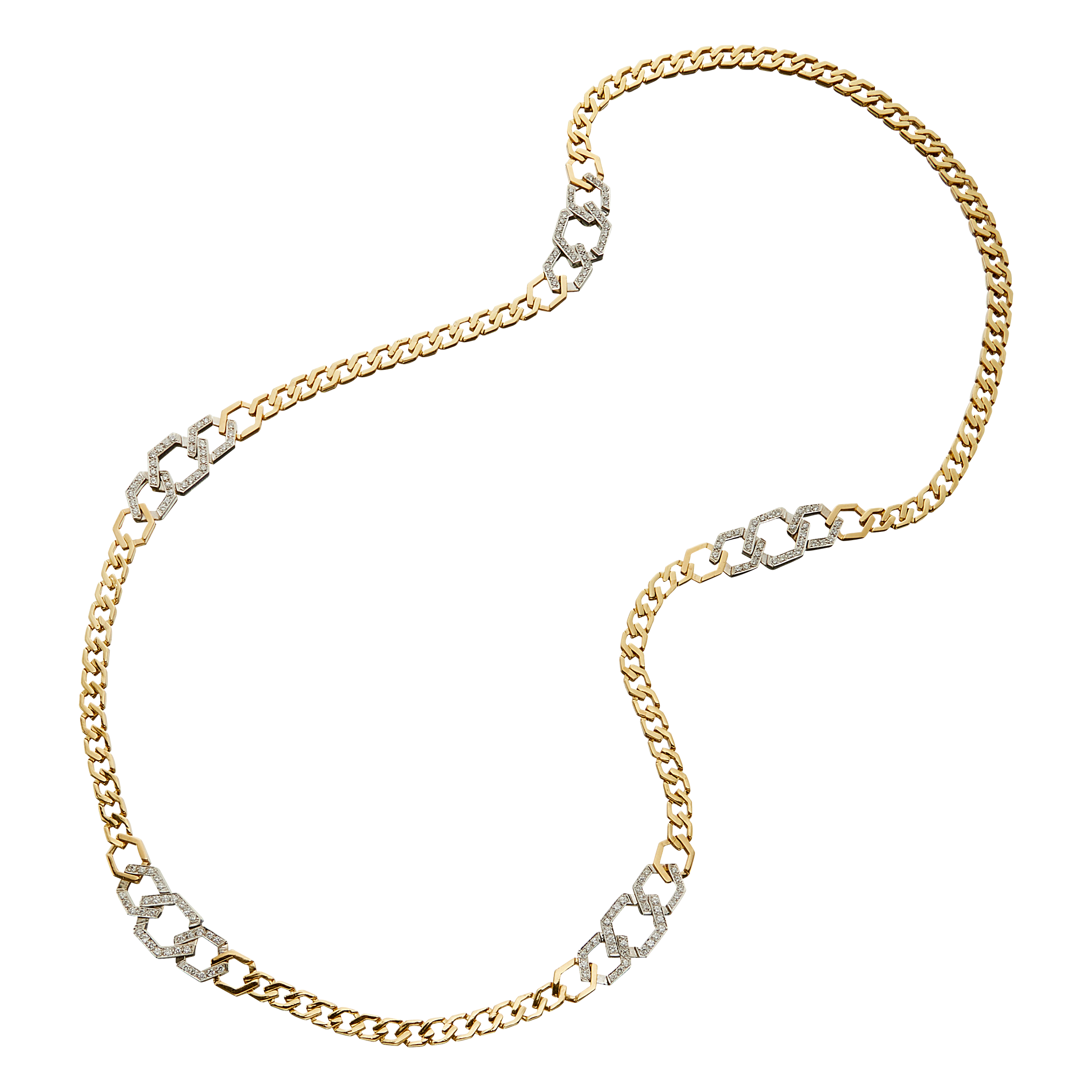 Vintage Diamond Link Necklace Available For Immediate Sale At Sotheby’s