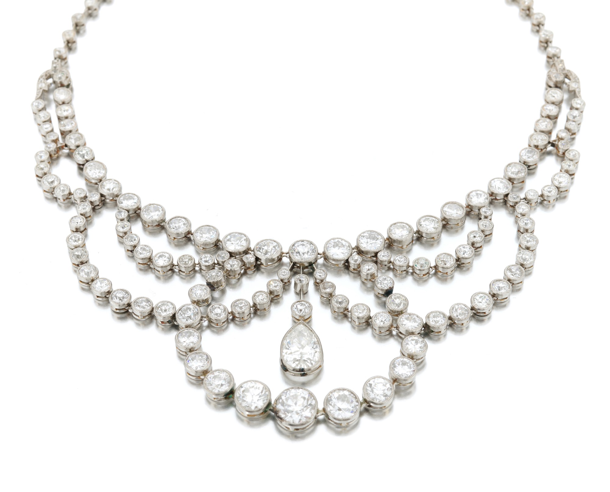 Diamond necklace/tiara (Collana/tiara in diamanti), 1910 Fine Jewels 2021 Sotheby's
