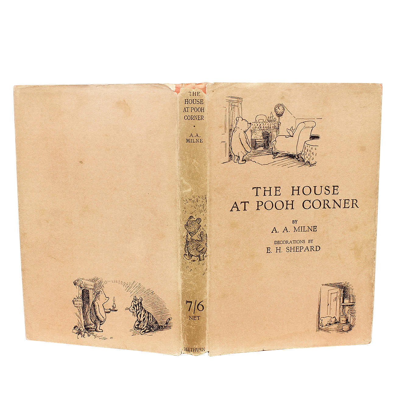 A.A. Milne Vintage The House At Pooh Corner First Edition