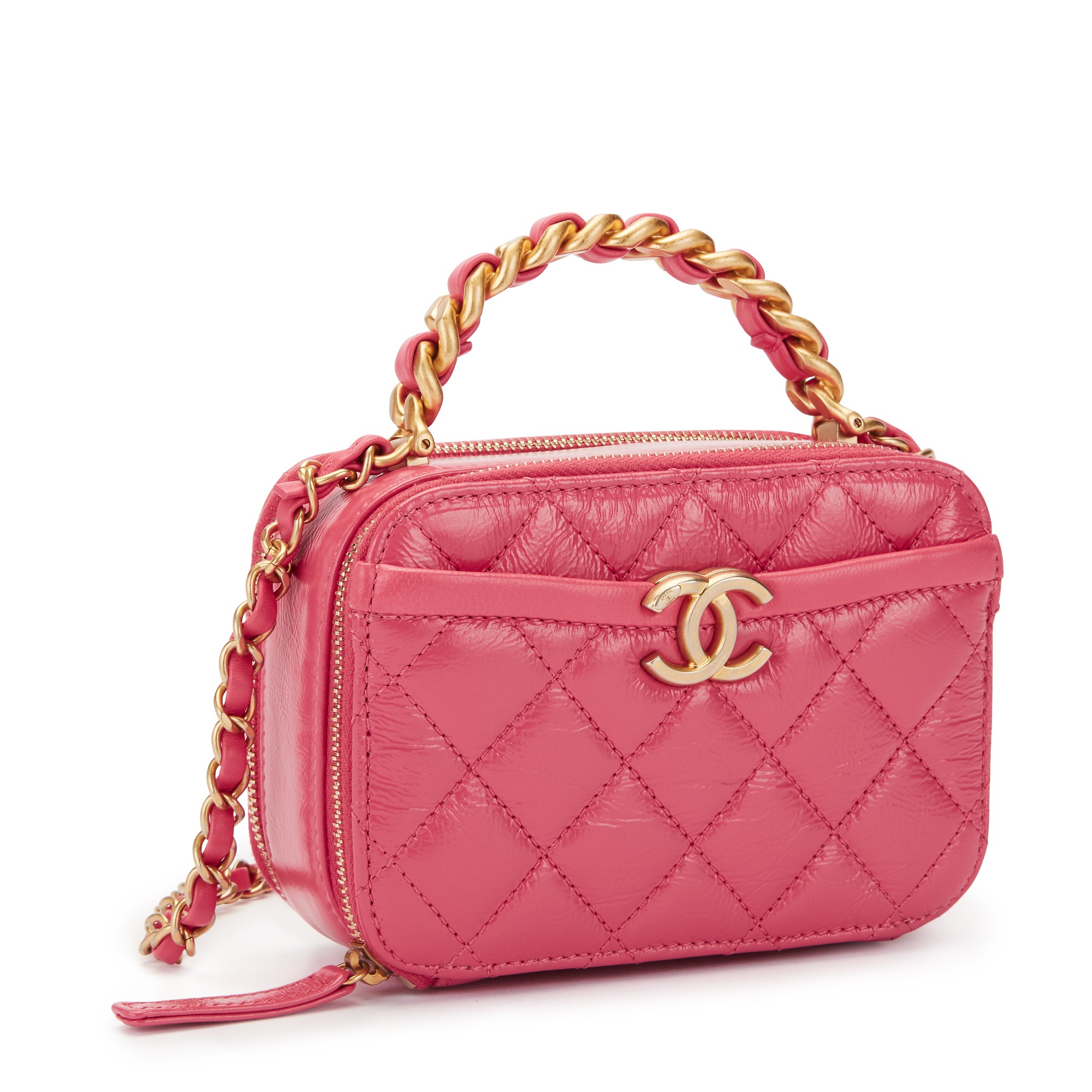 Chanel Classic Pink Caviar Vanity Bag – The Millionaires Closet