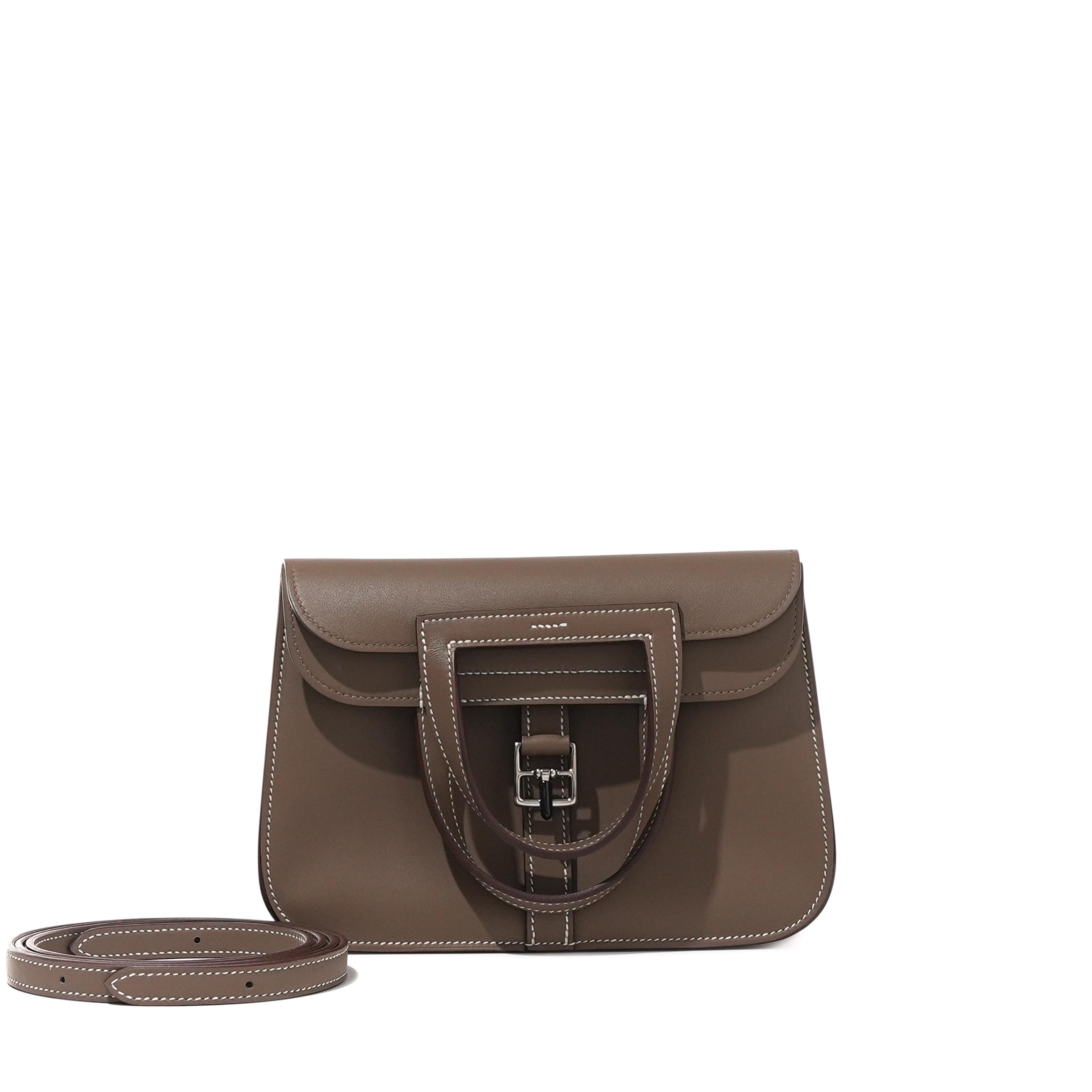 Hermès Etoupe Swift Mini Halzan 21 Palladium Hardware, 2024