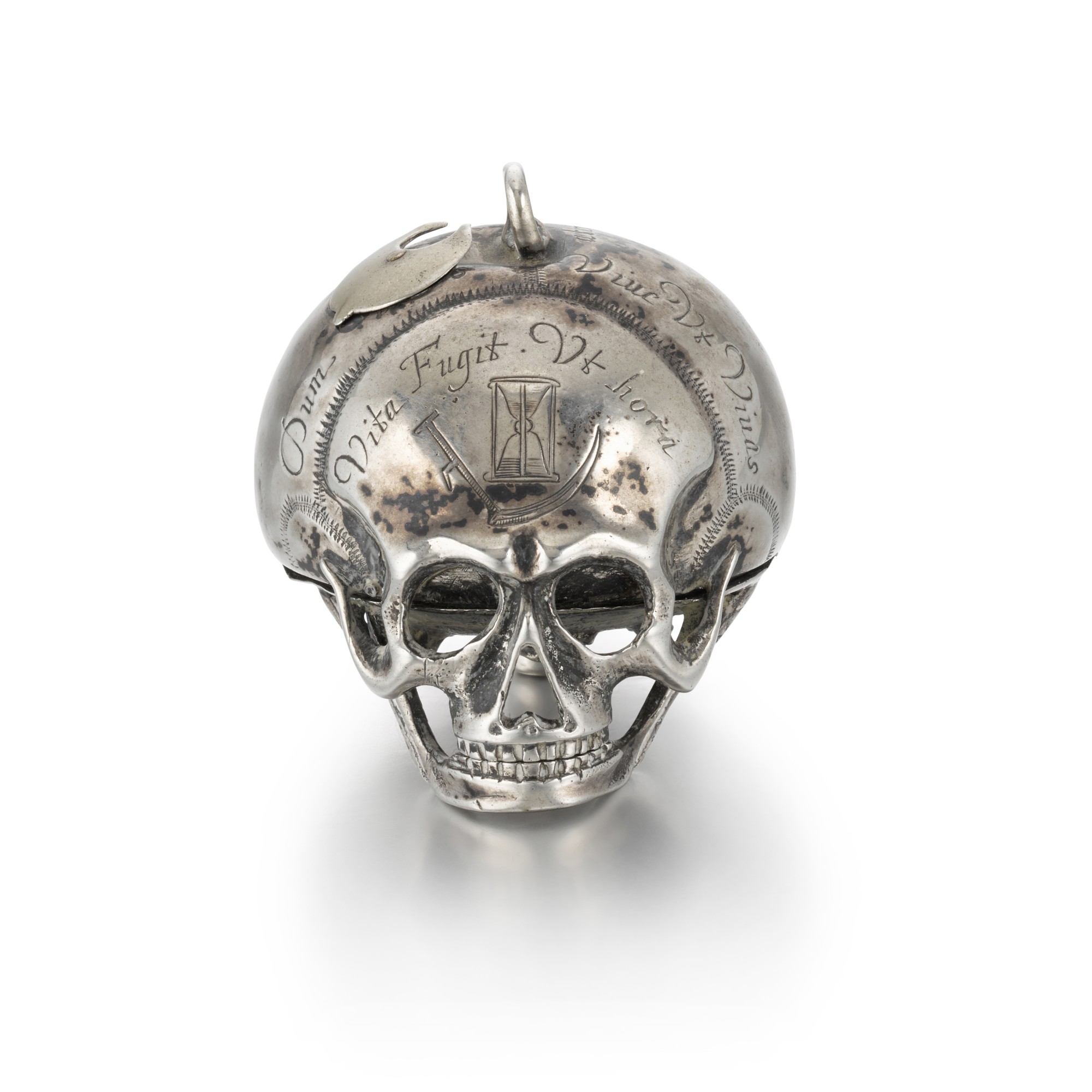 A silver memento mori skull form watch circa 19th century | Royal ...