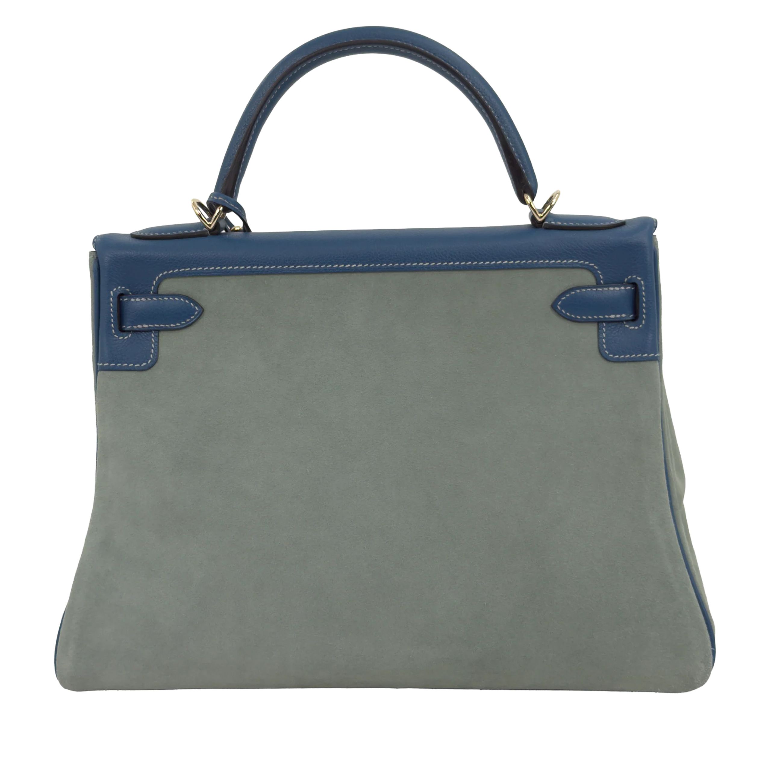 Hermès Limited Edition Bleu De Galice Evercolor And Ciel Grizzly