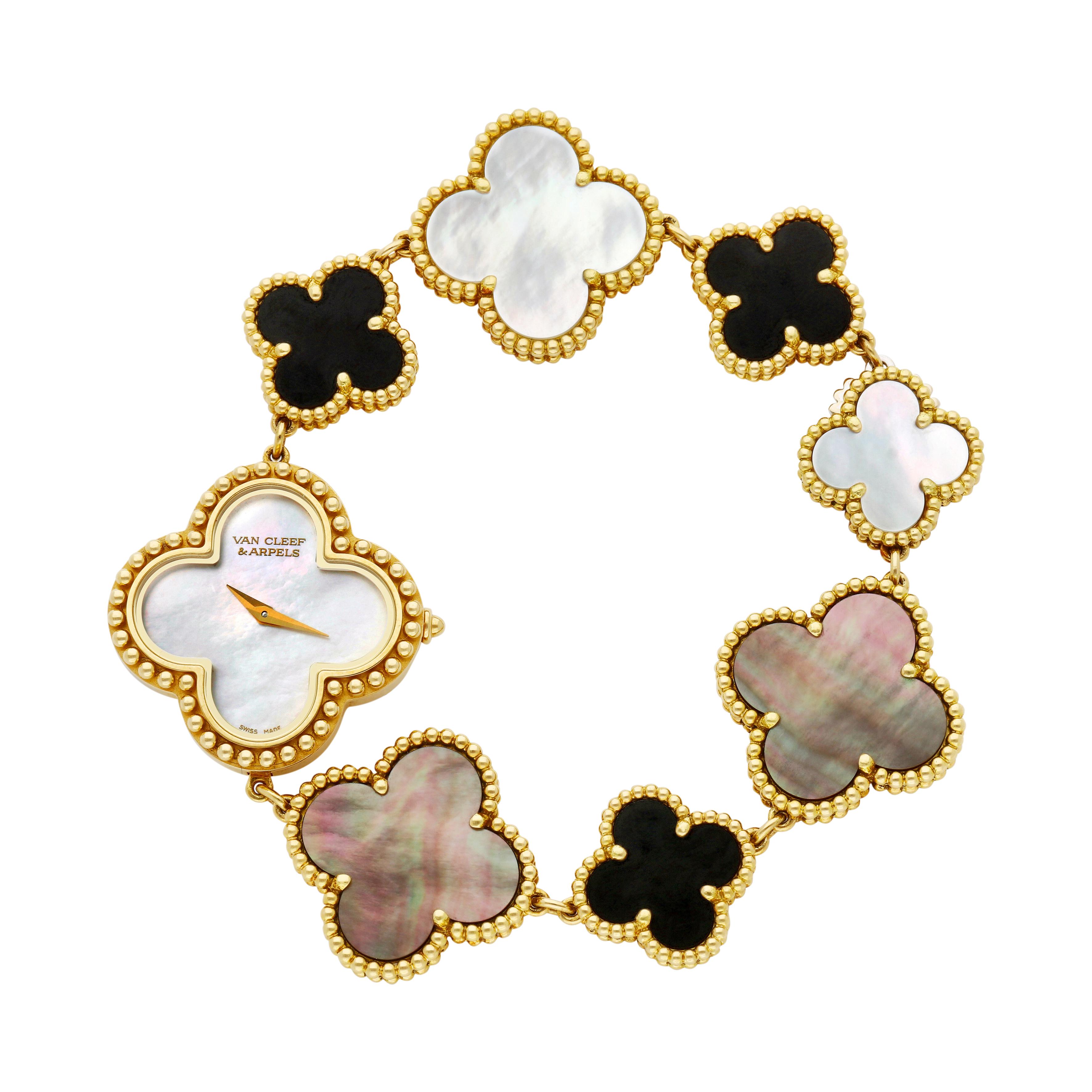 Van Cleef & Arpels Alhambra (Reference 136674). A Yellow Gold
