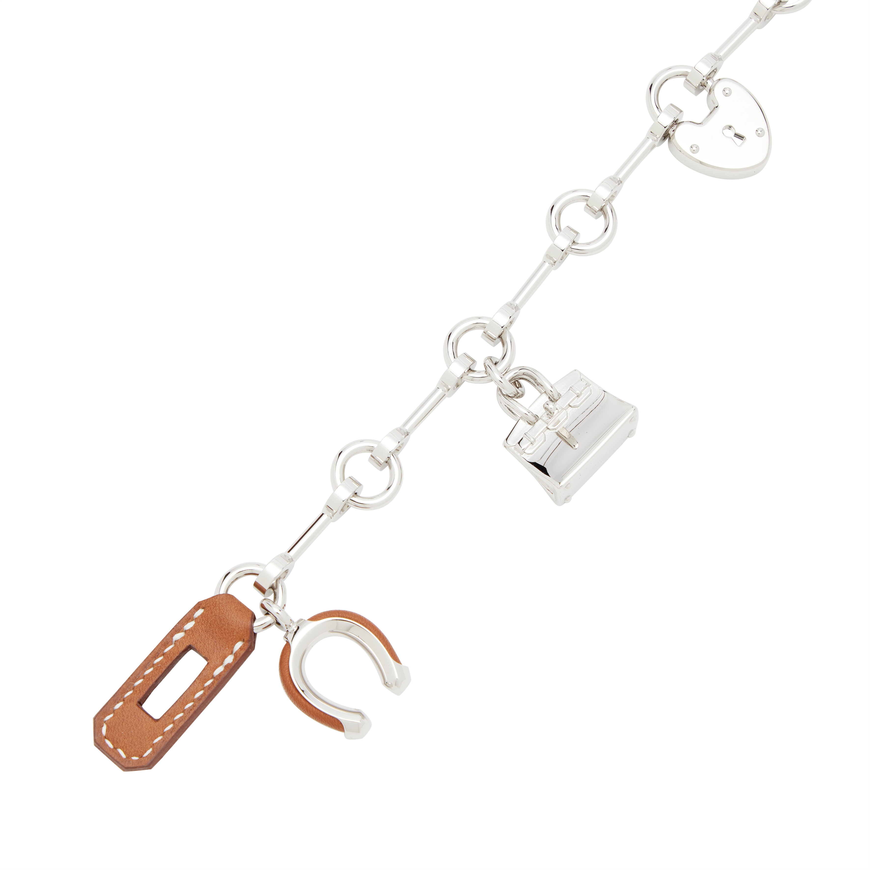 Hermès Limited Edition Fauve Barenia And Rouge De Coeur Bijou De