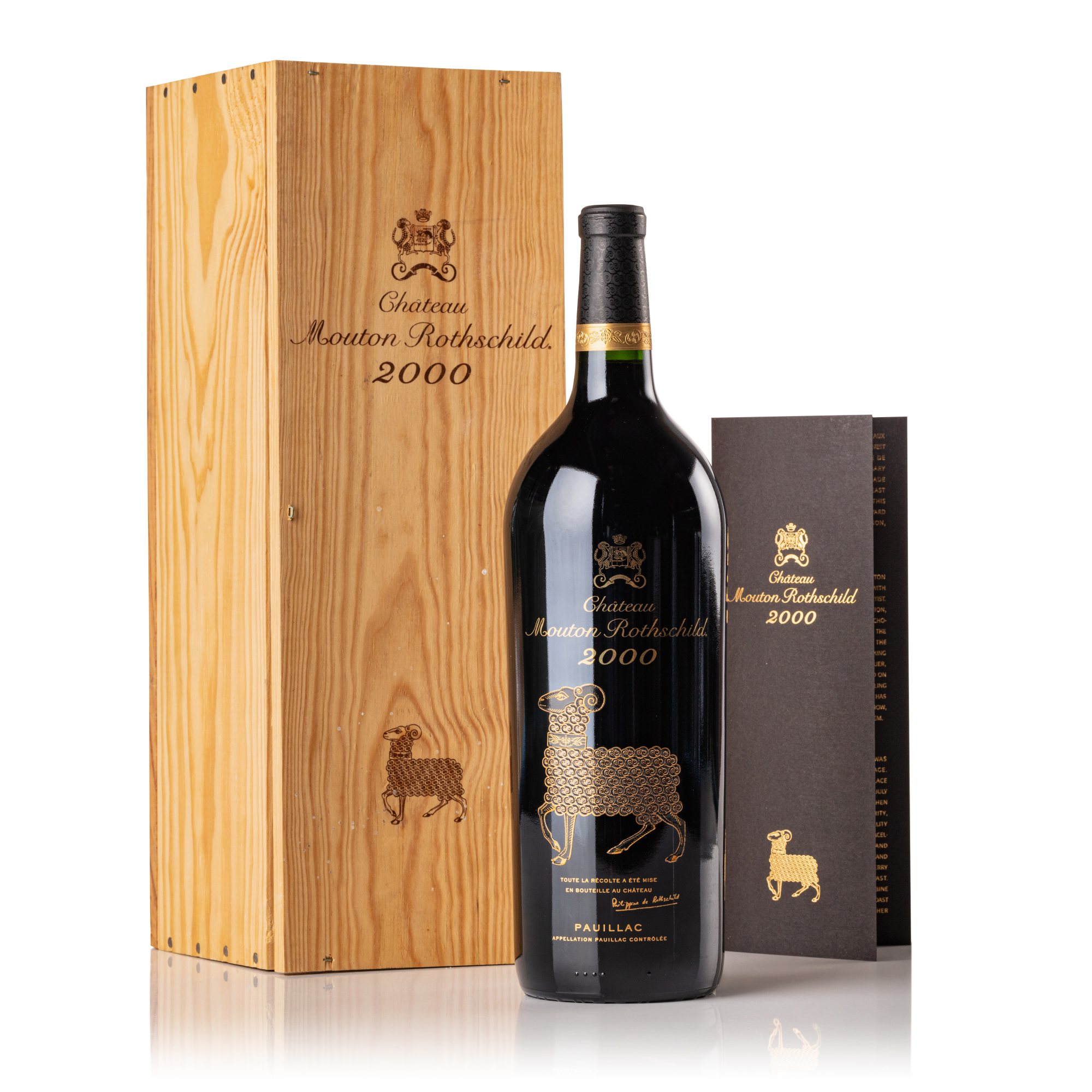 Château Mouton Rothschild 2000 (1 MAG) Spectacular Cellars from