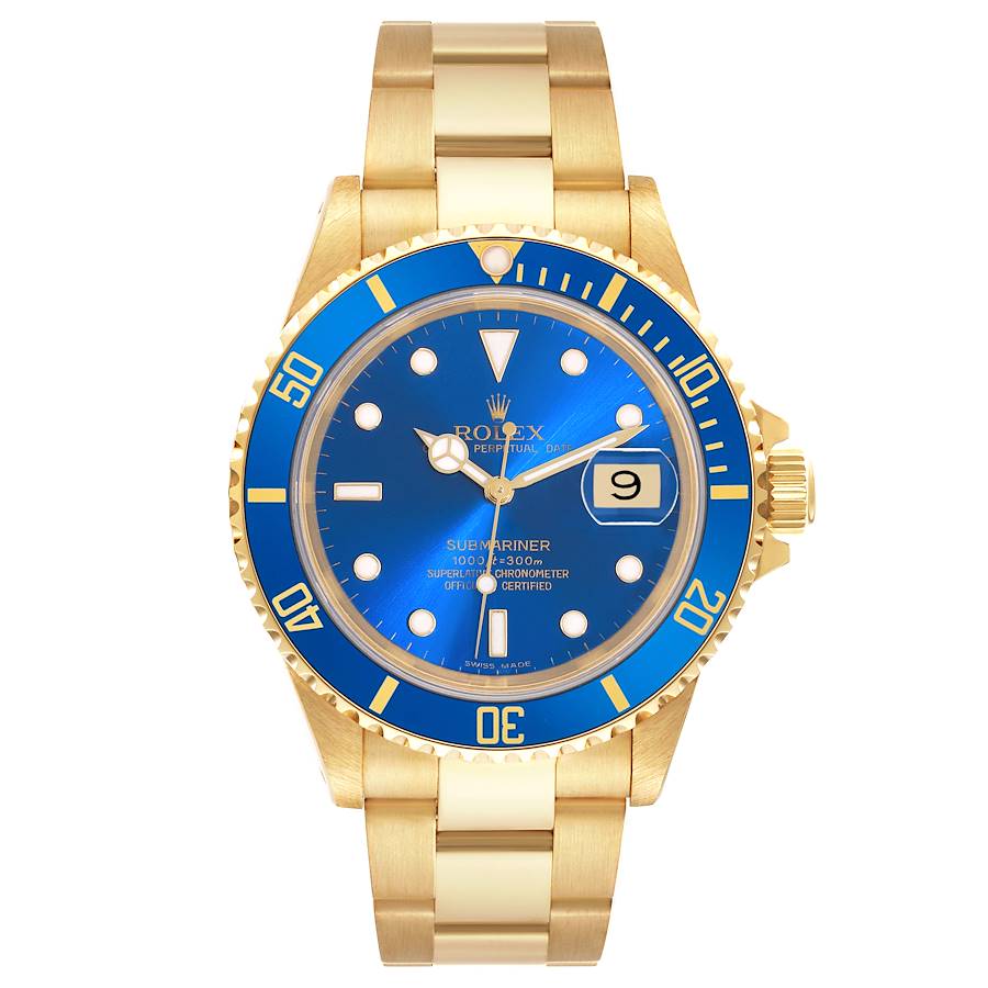 Rolex Vintage Rolex Submariner (Reference 16618). A Yellow