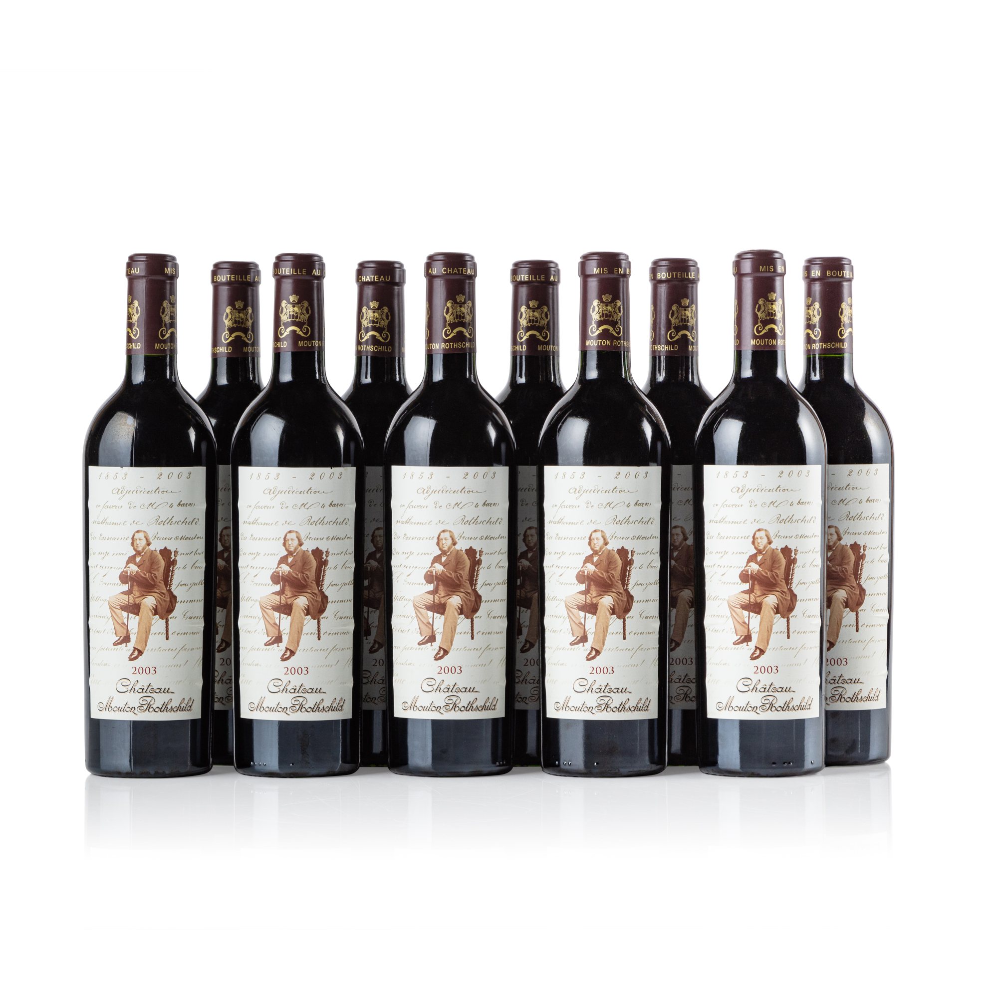 Château Mouton Rothschild 2003 (10 BT) Spectacular Cellars from