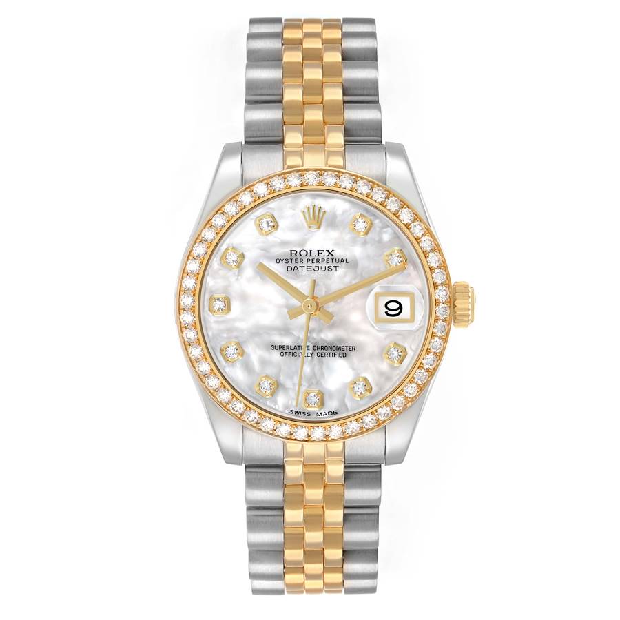 Rolex Datejust (Reference 178383). A 31mm Yellow Gold Stainless