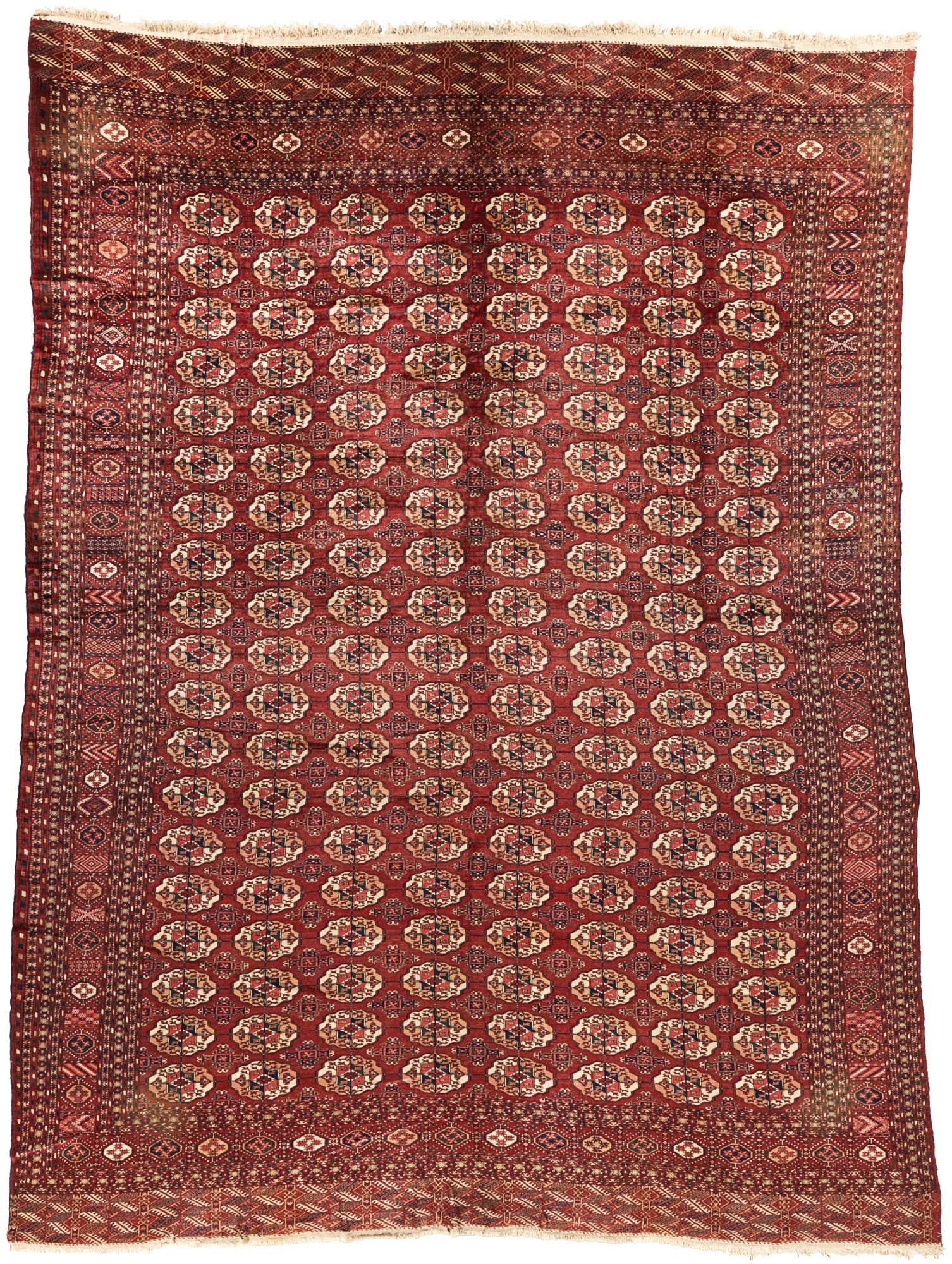 AN UNUSUALLY LARGE TEKKE CARPET, WEST TURKESTAN | A Passion for ...