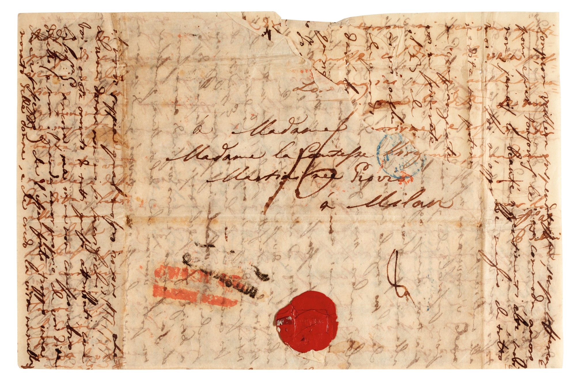 V. Bellini. Five autograph letters about his love affairs, V. Bellini. Five autograph letters about his love affairs,