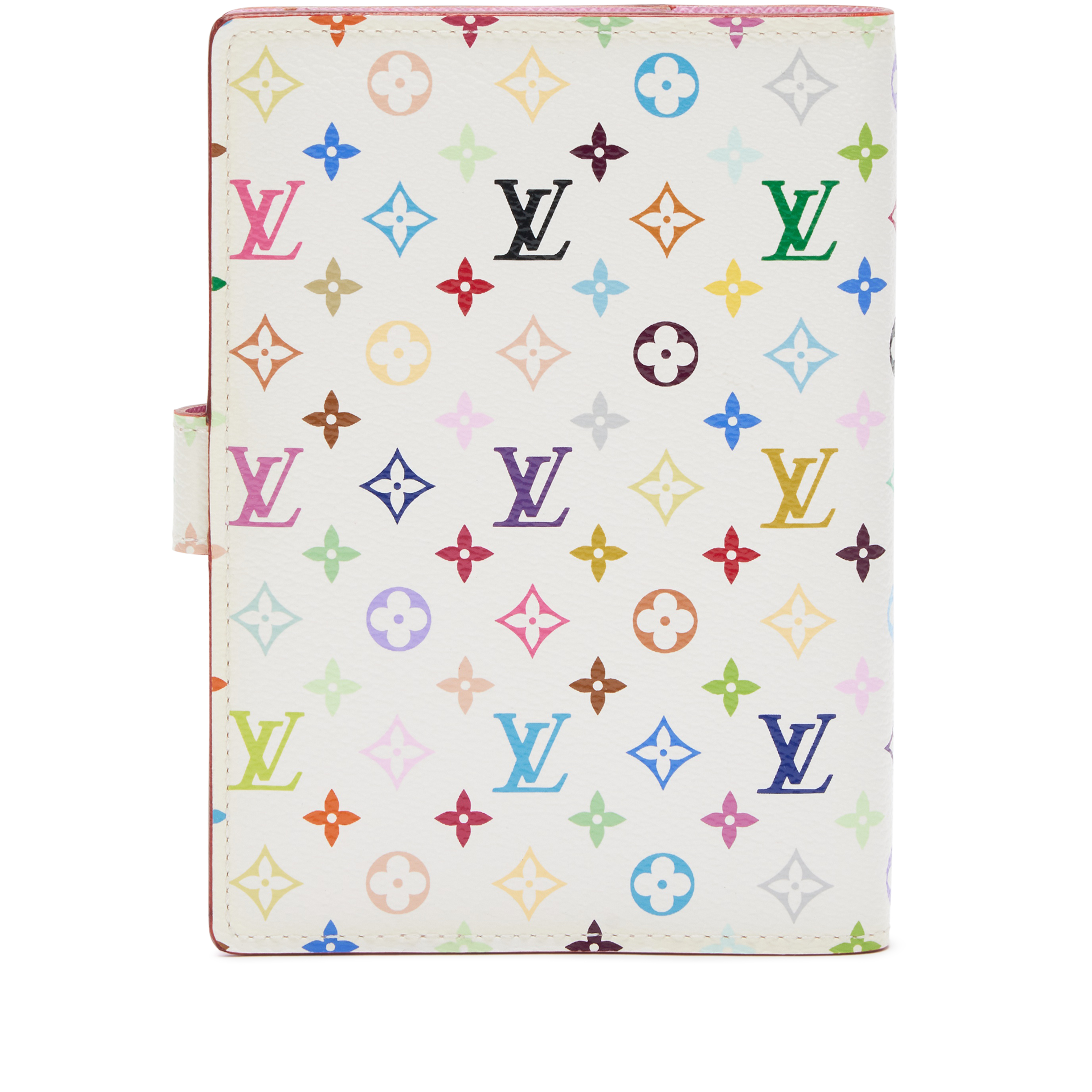 Louis Vuitton White Monogram Multicolore Small Ring Agenda
