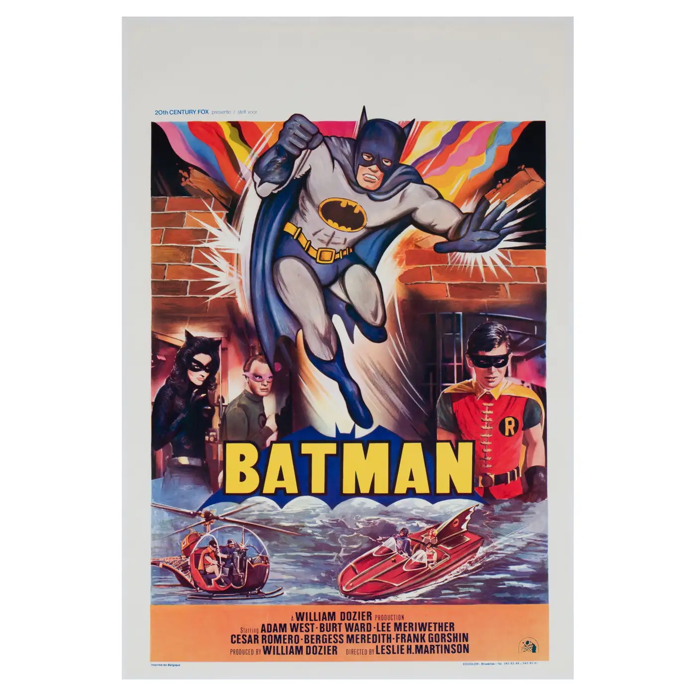 Belgian Batman Movie Poster - Great Gifts Club
