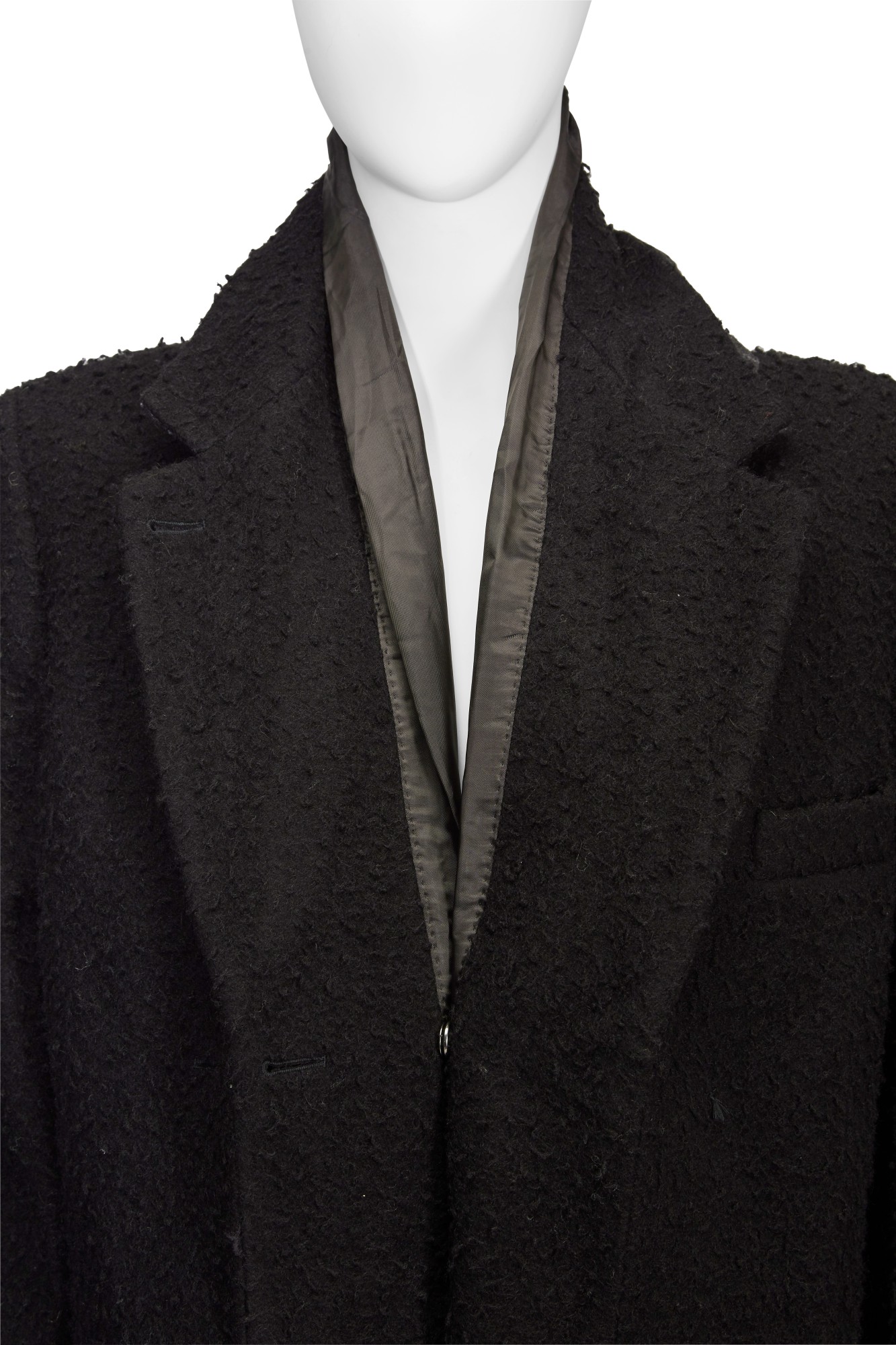 MARTIN MARGIELA L/S CRINKLE WAIST DRESS 2003 WINTER