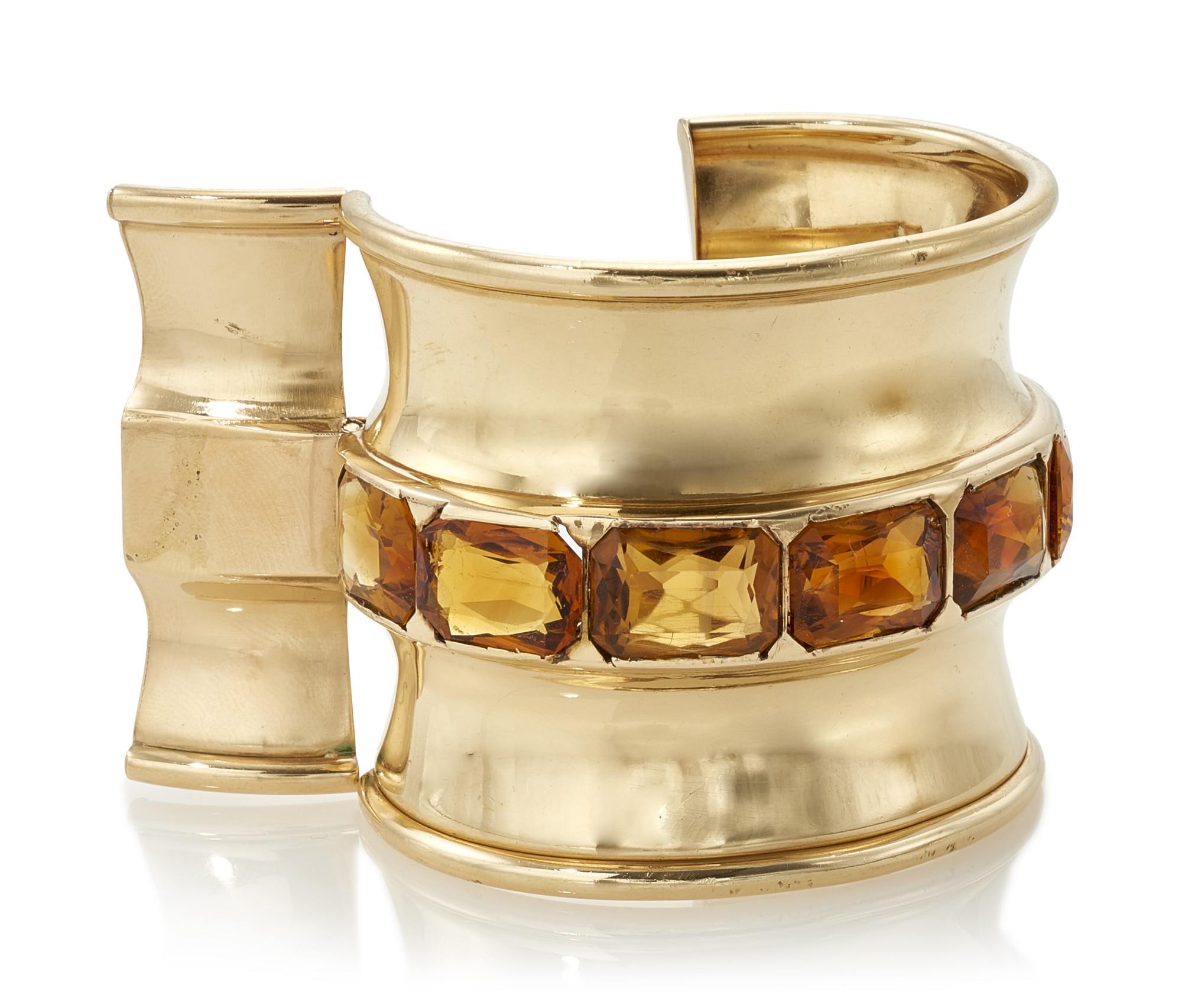 CITRINE CUFFBRACELET (BRACCIALE CON QUARZI CITRINI) Jewels Online
