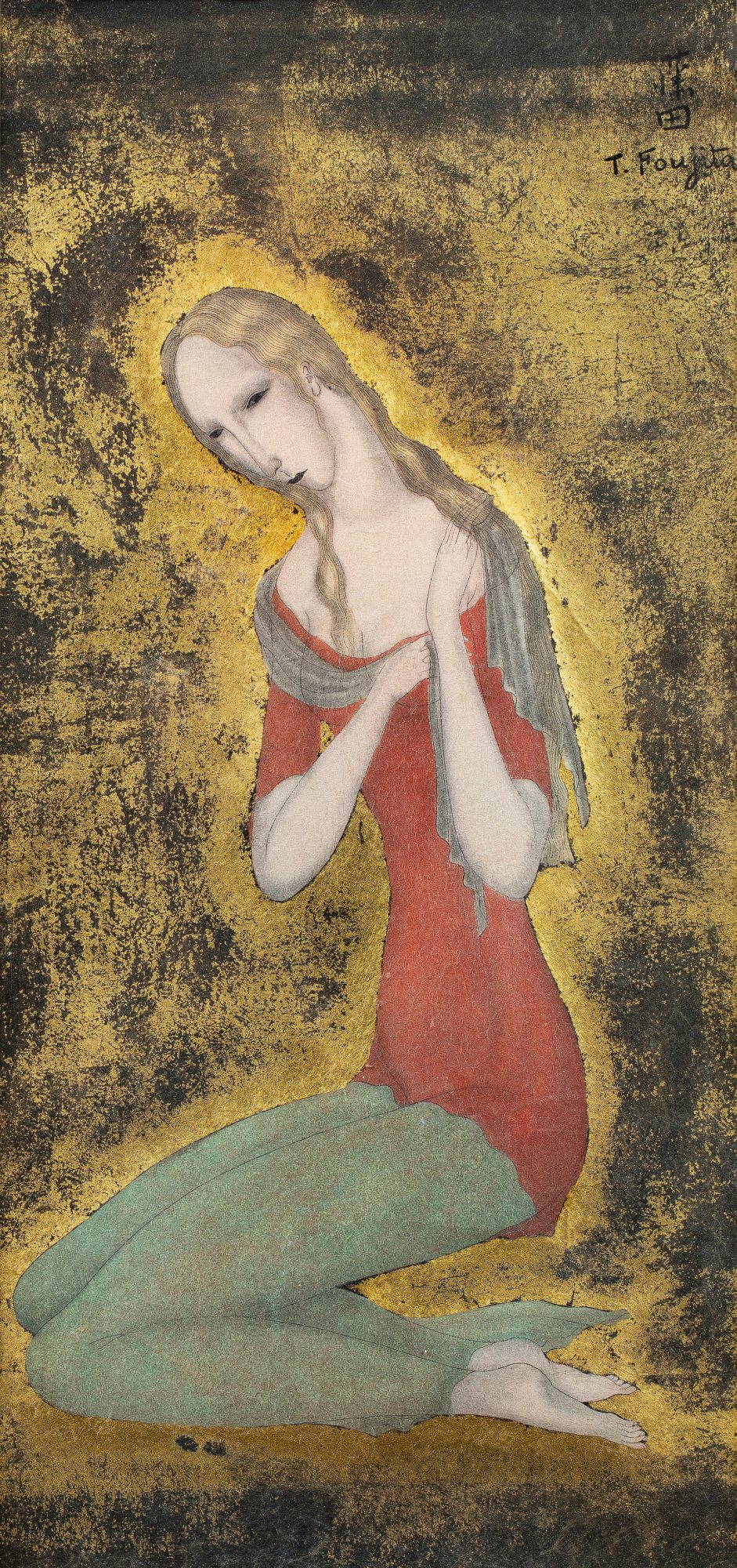 Balthus | Jeune fille agenouillée (1994) | Available for Sale