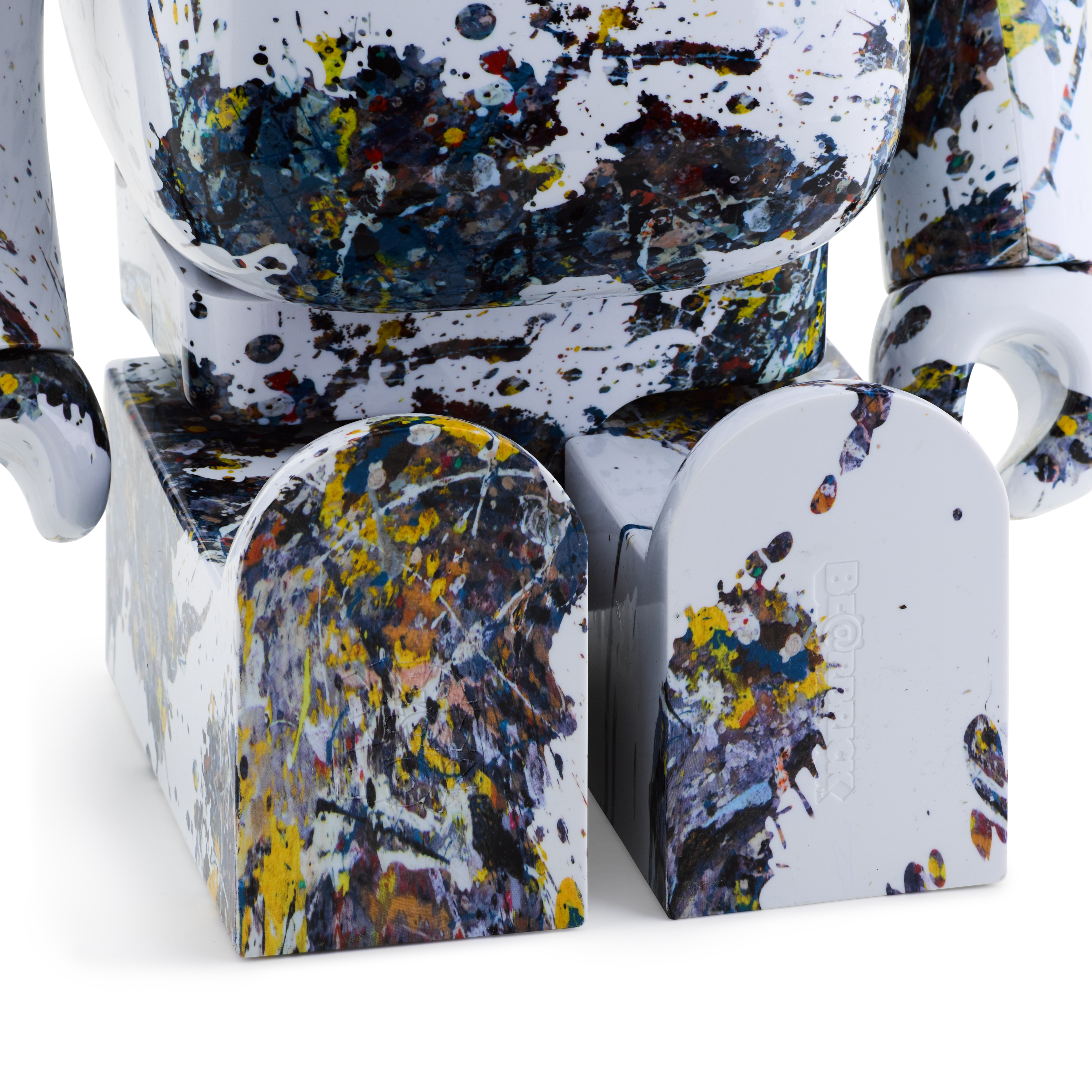 Medicom Toy BEARBRICK Jackson Pollock Studio Splash 1000