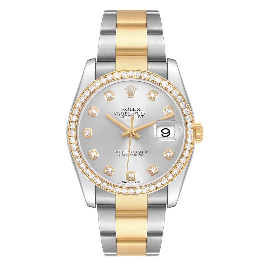 Rolex Datejust (Reference 116243). A 36mm Yellow Gold Stainless