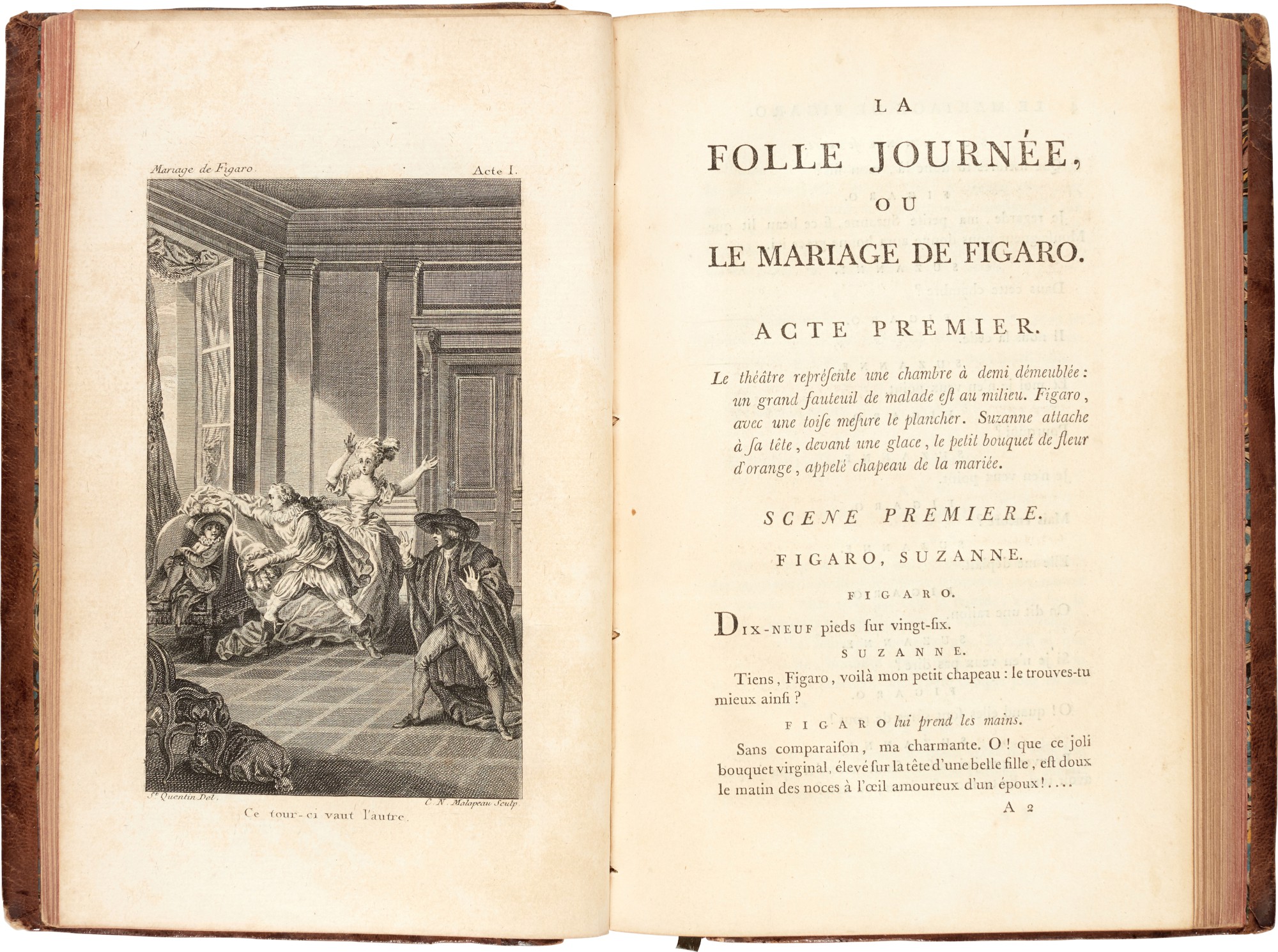 Le mariage de Figaro par de Beaumarchais exemplaire sur Hollande Van Gelder main image 0