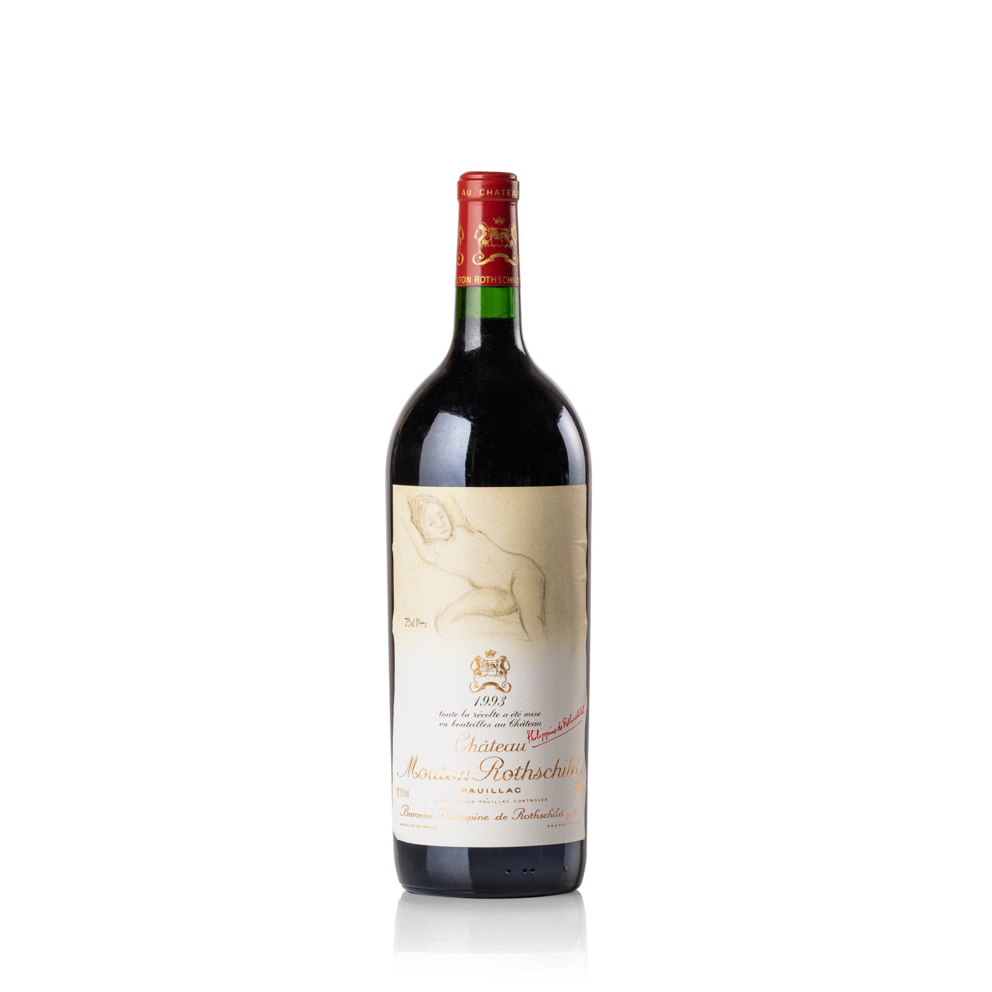 Château Mouton Rothschild 1993 (1 MAG) Spectacular Cellars from Distinguished European