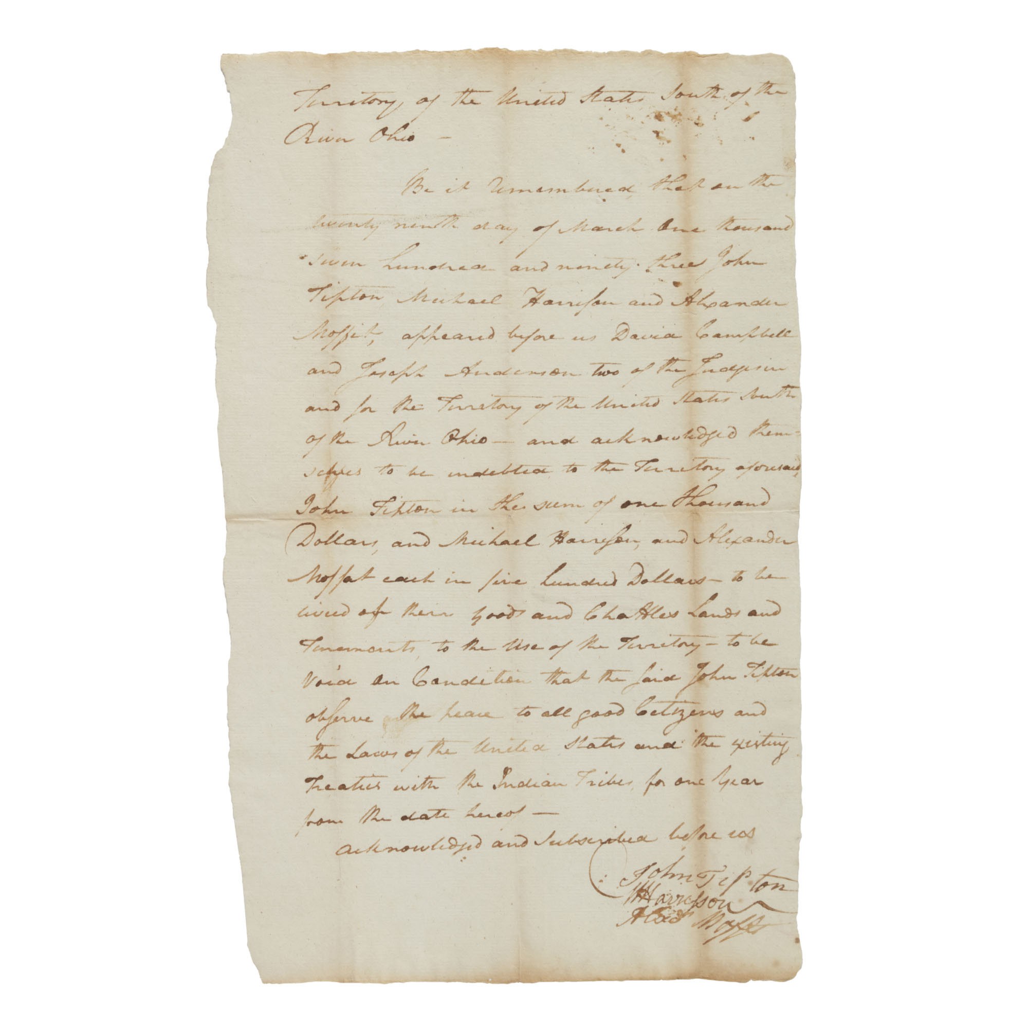 The Watauga Association The early settlement of Tennessee The