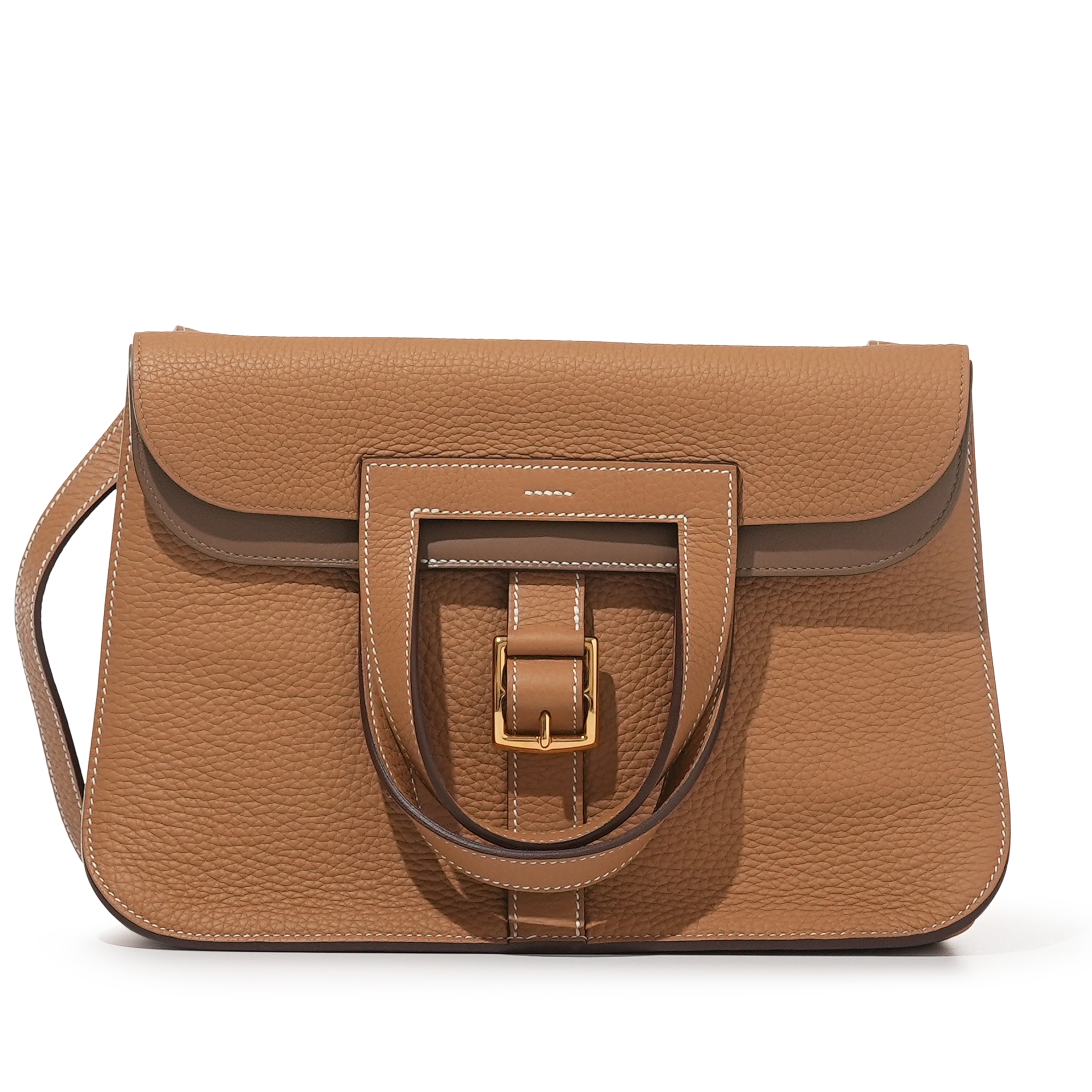 Hermès Biscuit Clemence Halzan 31 Gold Hardware, 2022 Available