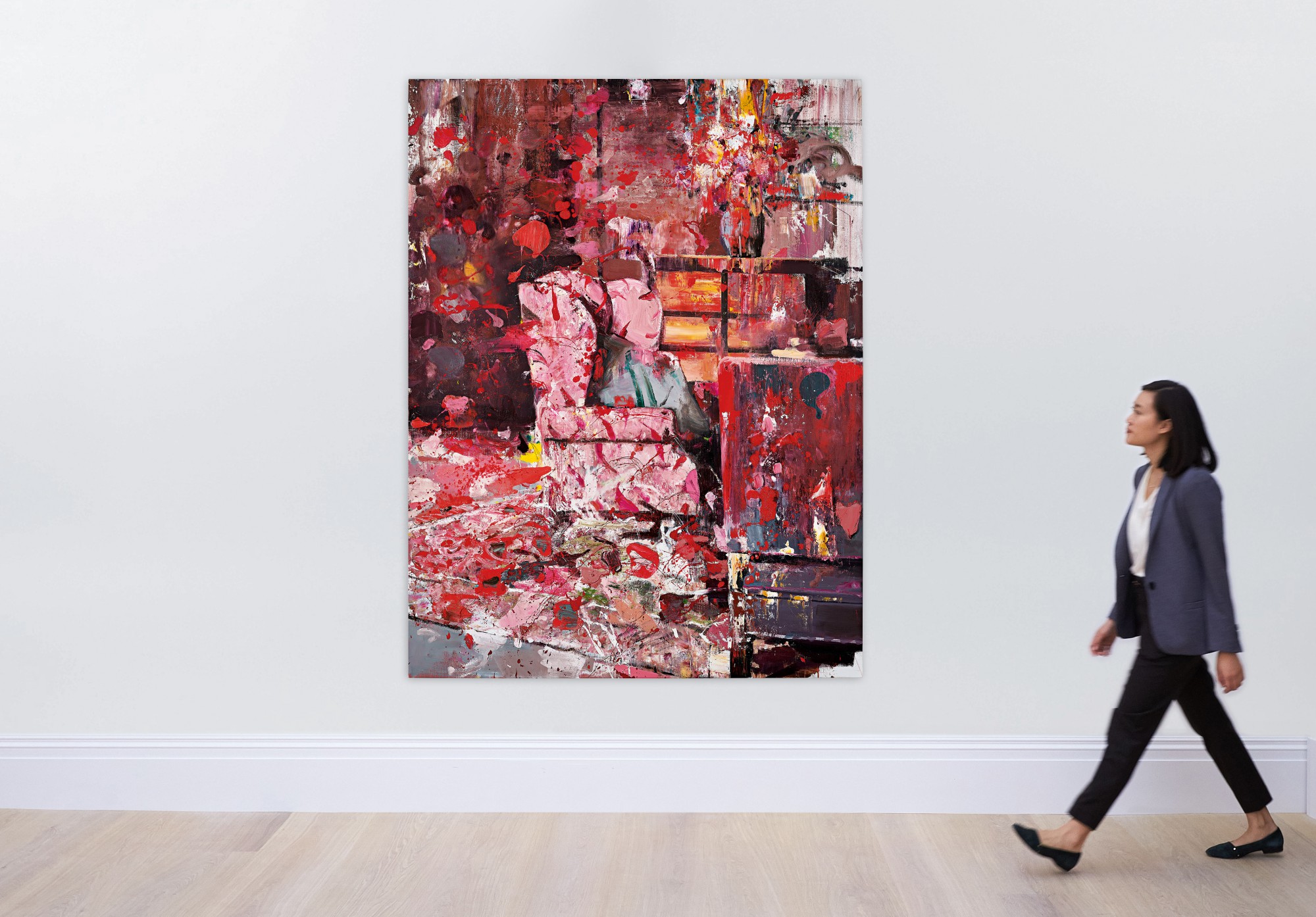 Adrian Ghenie 亞德里安・格尼 Pie Fight Interior 9 餡餅鬥室内 9 Contemporary