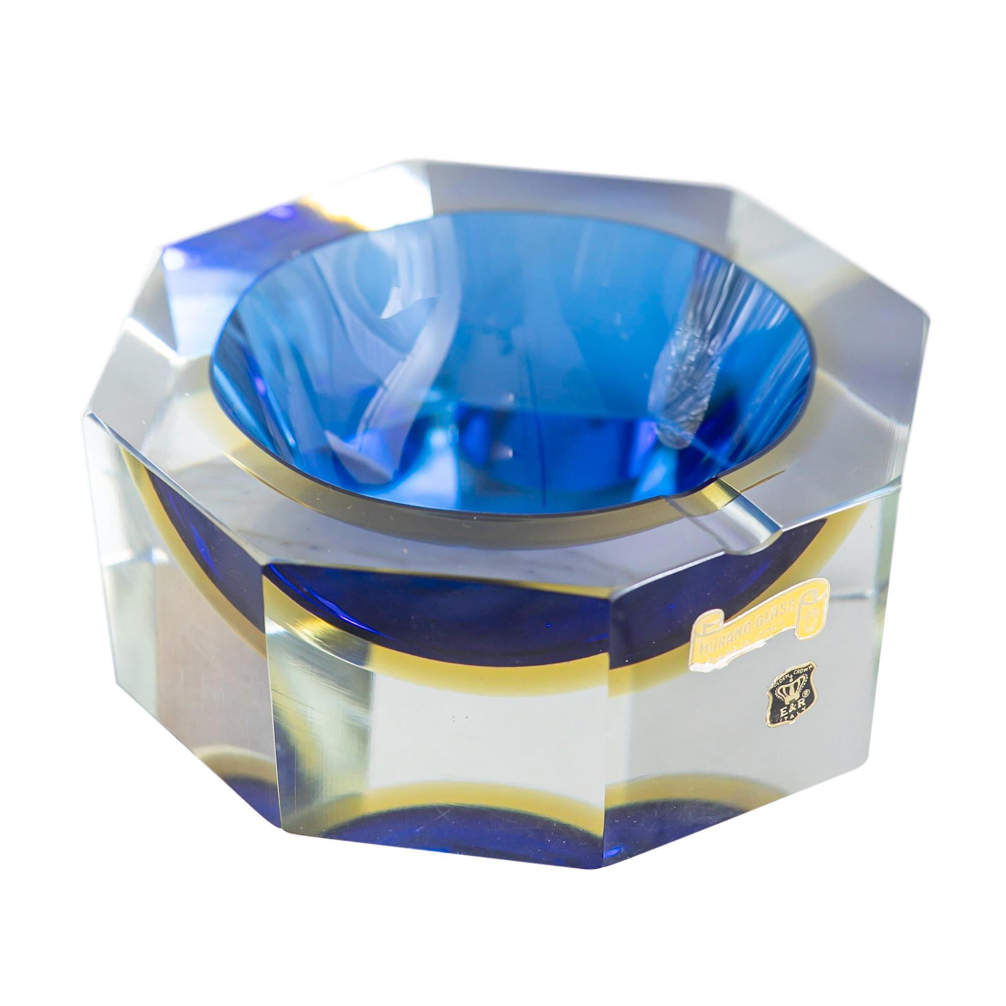 Sommerso Ashtray by Seguso, Murano, 70s by Malama | The Oblist