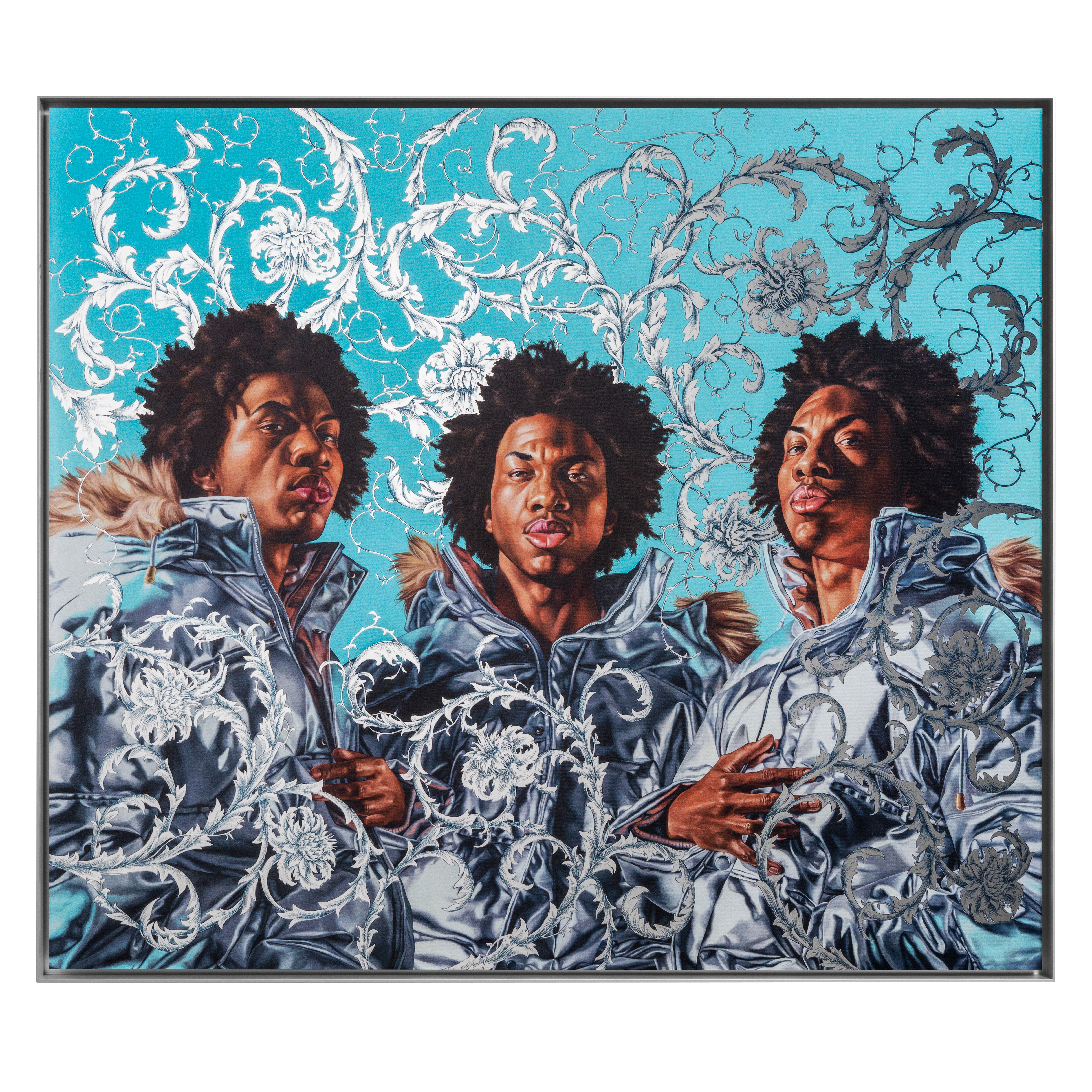 Kehinde Wiley Triple Portrait Of Charles II | Blue Available For