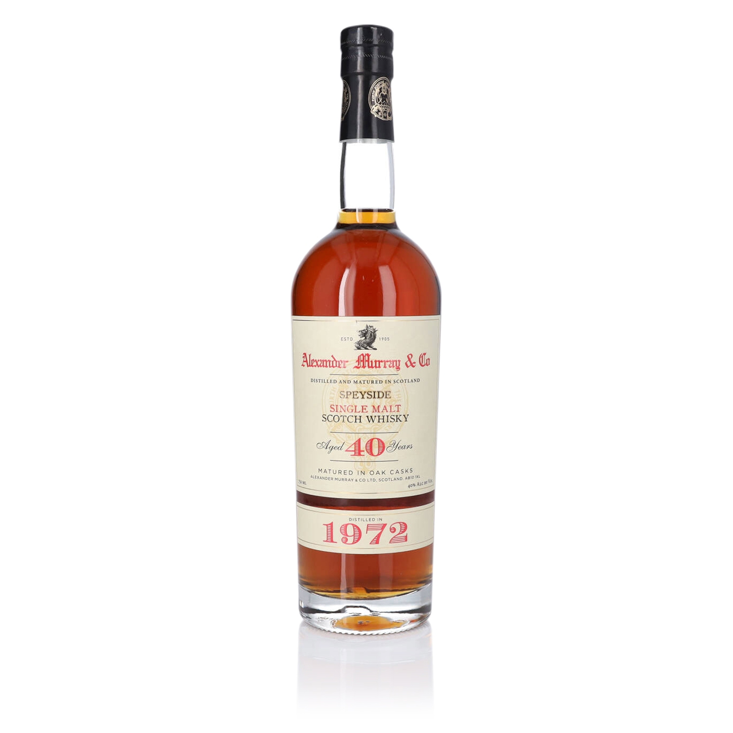 Speyside Alexander Murray & Co 40 Year Old 40.0 abv 1972 (1 BT 75cl