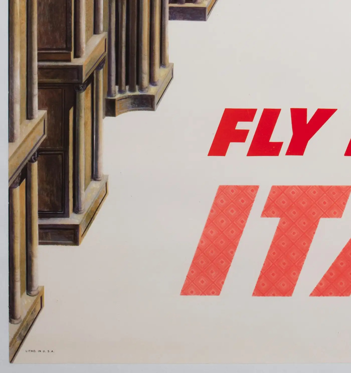 David Klein TWAハワイアン販ビンテージ オリジナルポスター Original David Klein Poster - Fly Twa Hawaii c1960 – The