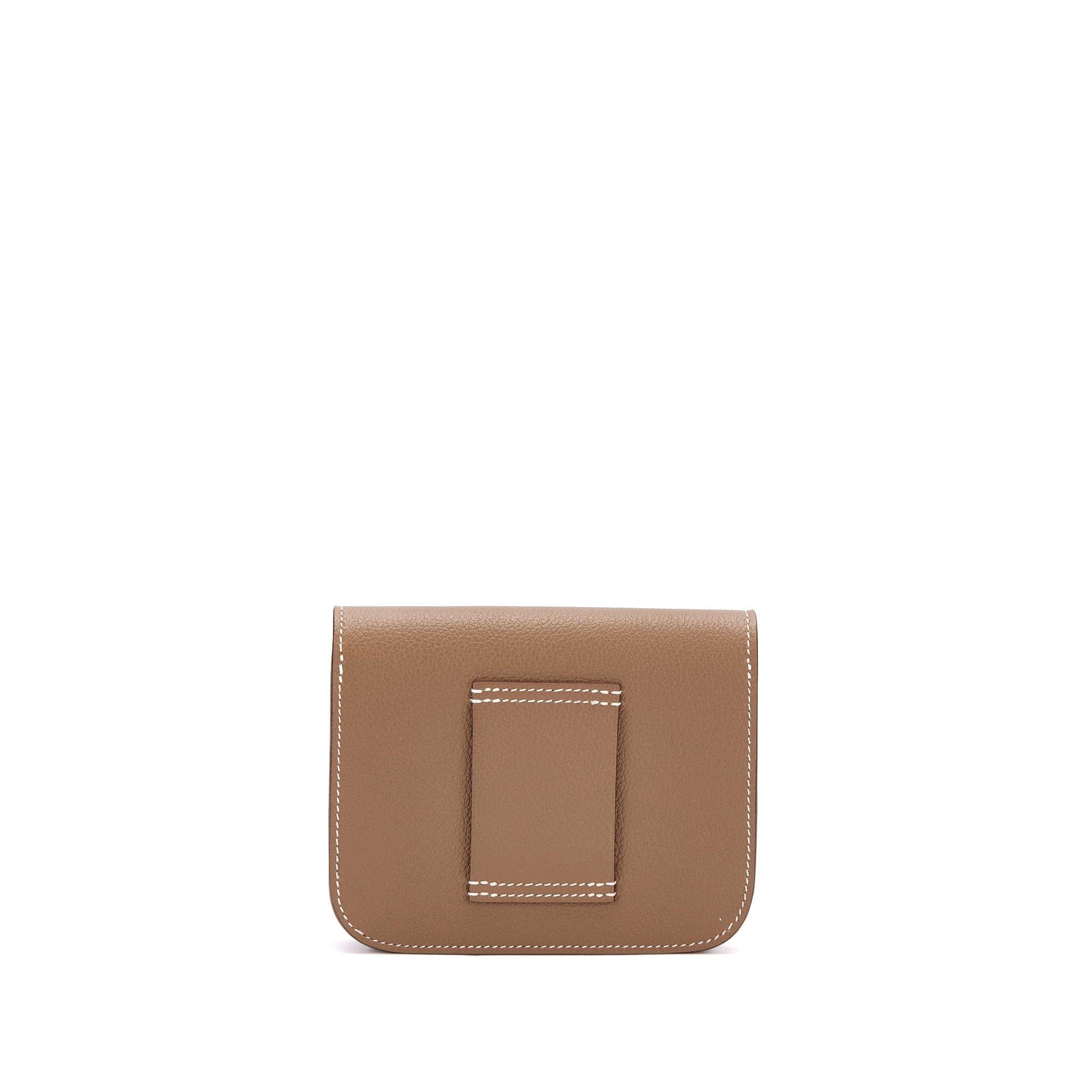 Hermès Etoupe Evercolor Constance Slim Wallet Gold Hardware, 2023 - Image 5