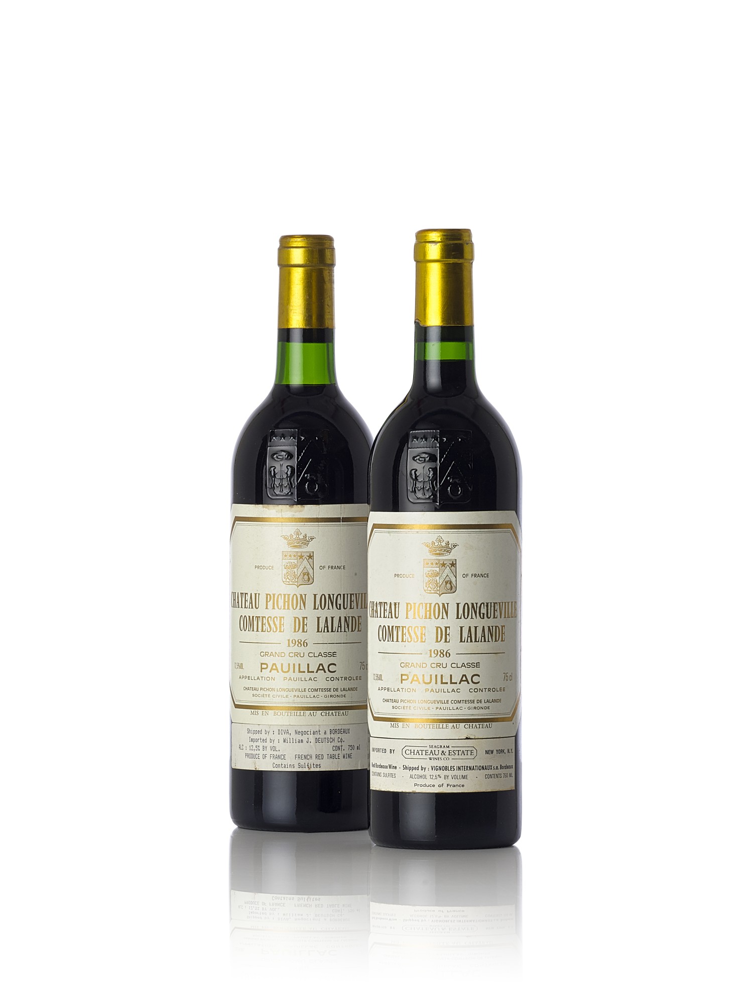 Château Pichon Longueville, Lalande 1986 (2 BT) Vine Fine Wines