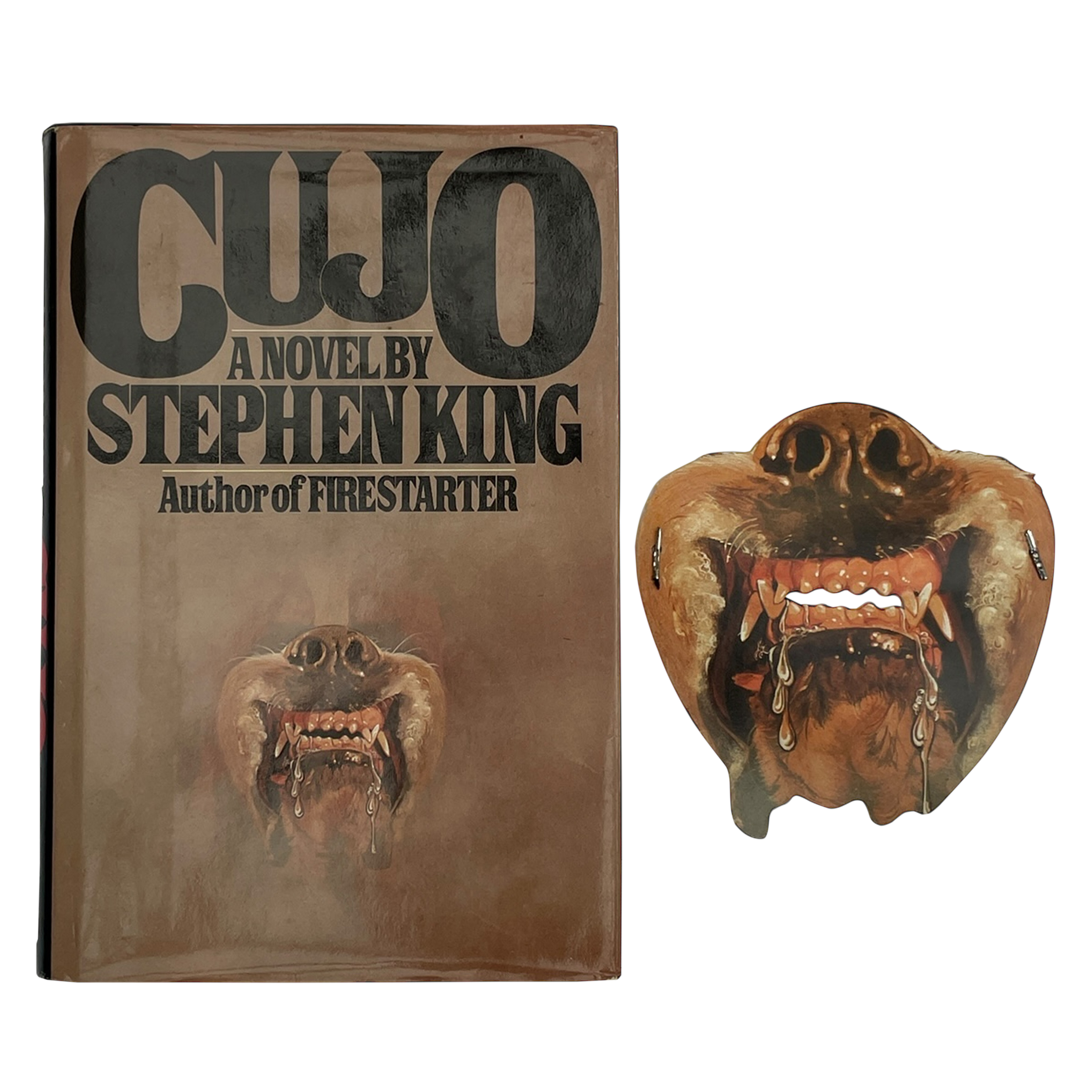 Stephen King Vintage Cujo, With Signed Mask Signed Available