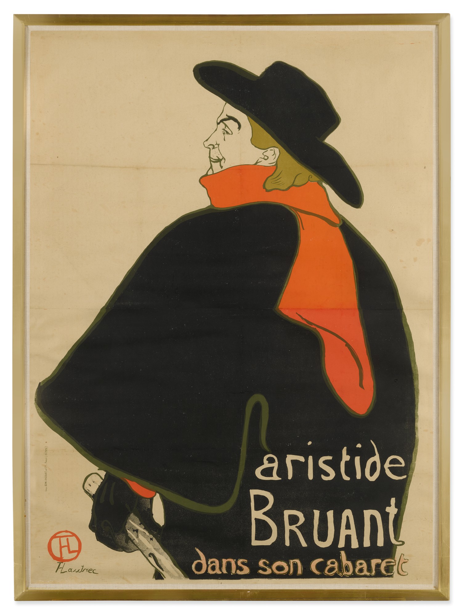 ARISTIDE BRUANT DANS SON CABARET (D. 348; ADR. 12; W. P9) Belle Époque and Beyond Prints from ARISTIDE BRUANT DANS SON CABARET (D. 348; ADR. 12; W. P9) Belle Époque and Beyond Prints from