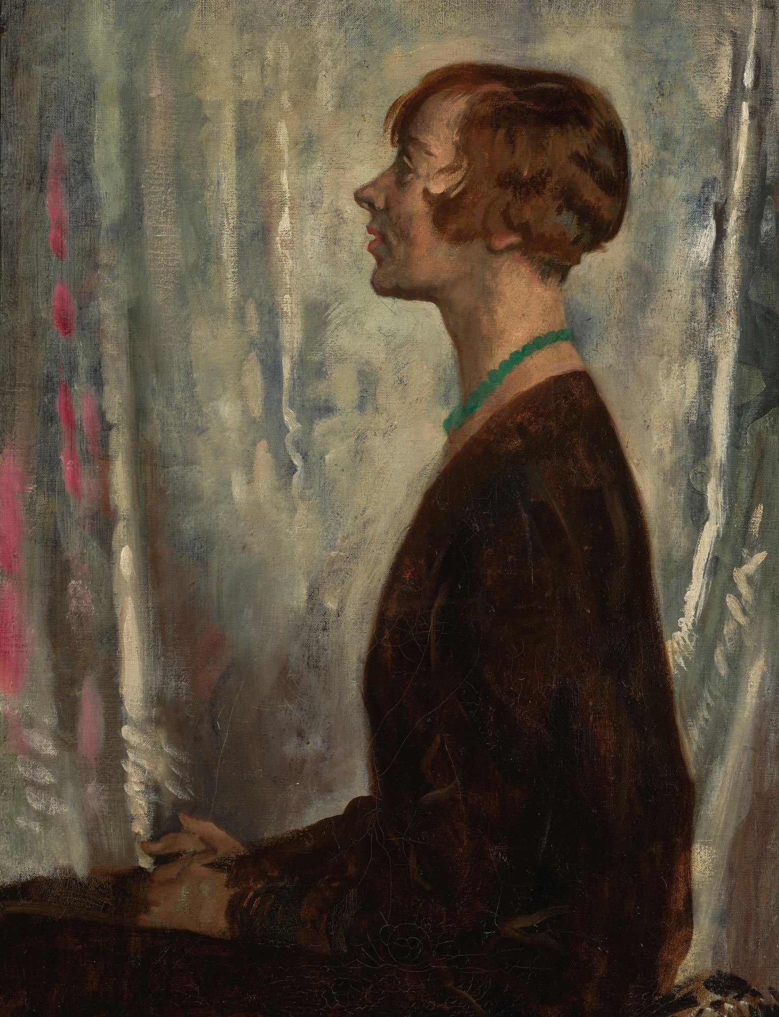 SIR WILLIAM ORPEN, R.W.S., N.E.A.C., R.A., R.H.A. PORTRAIT OF MRS