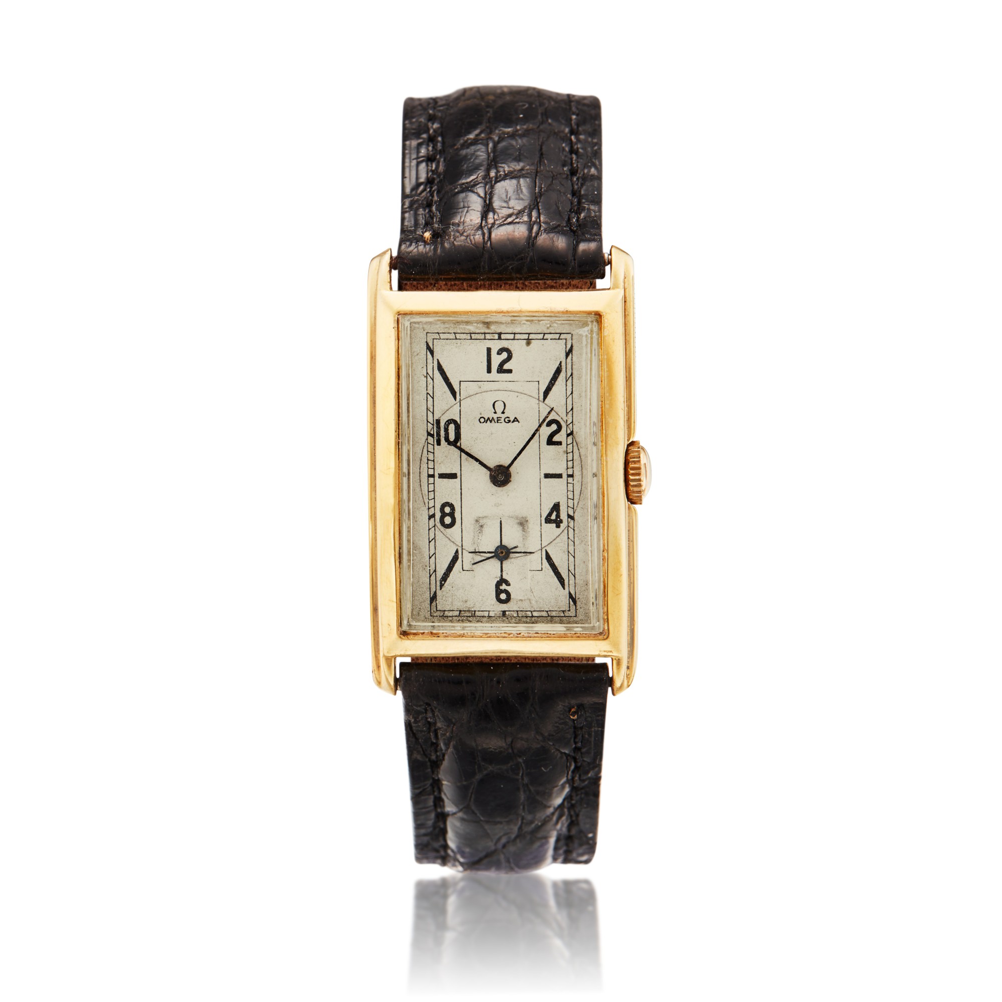 A yellow gold rectangular wristwatch, Circa 1940 | Fine Watches | 2022 ...